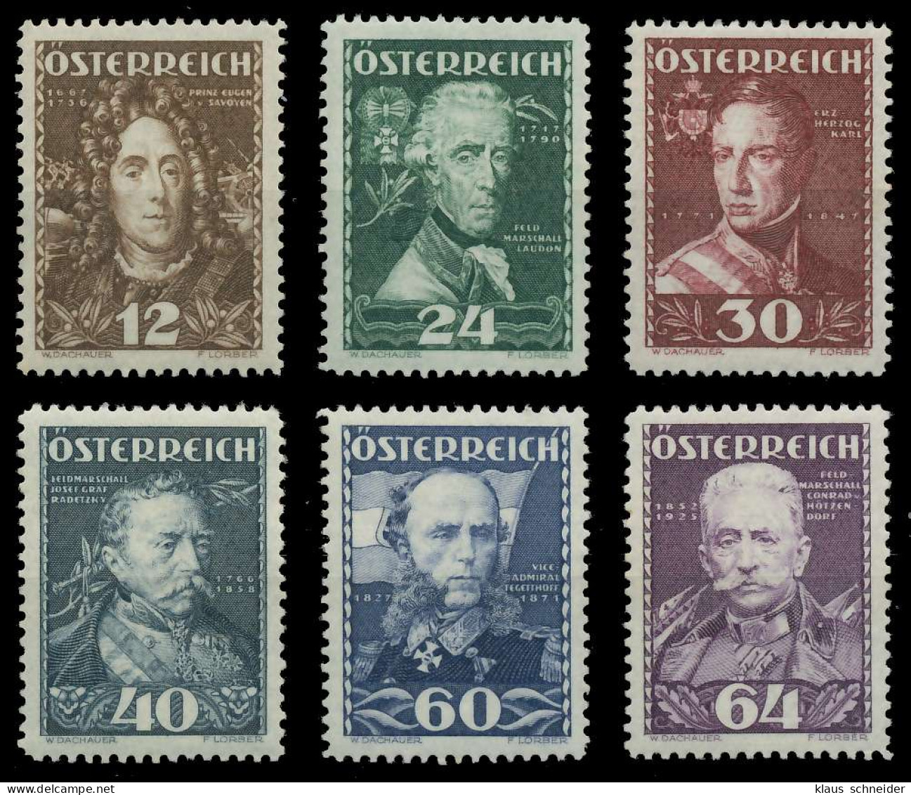 ÖSTERREICH 1935 Nr 617-622 Postfrisch Ungebraucht X6FAEEA - Unused Stamps