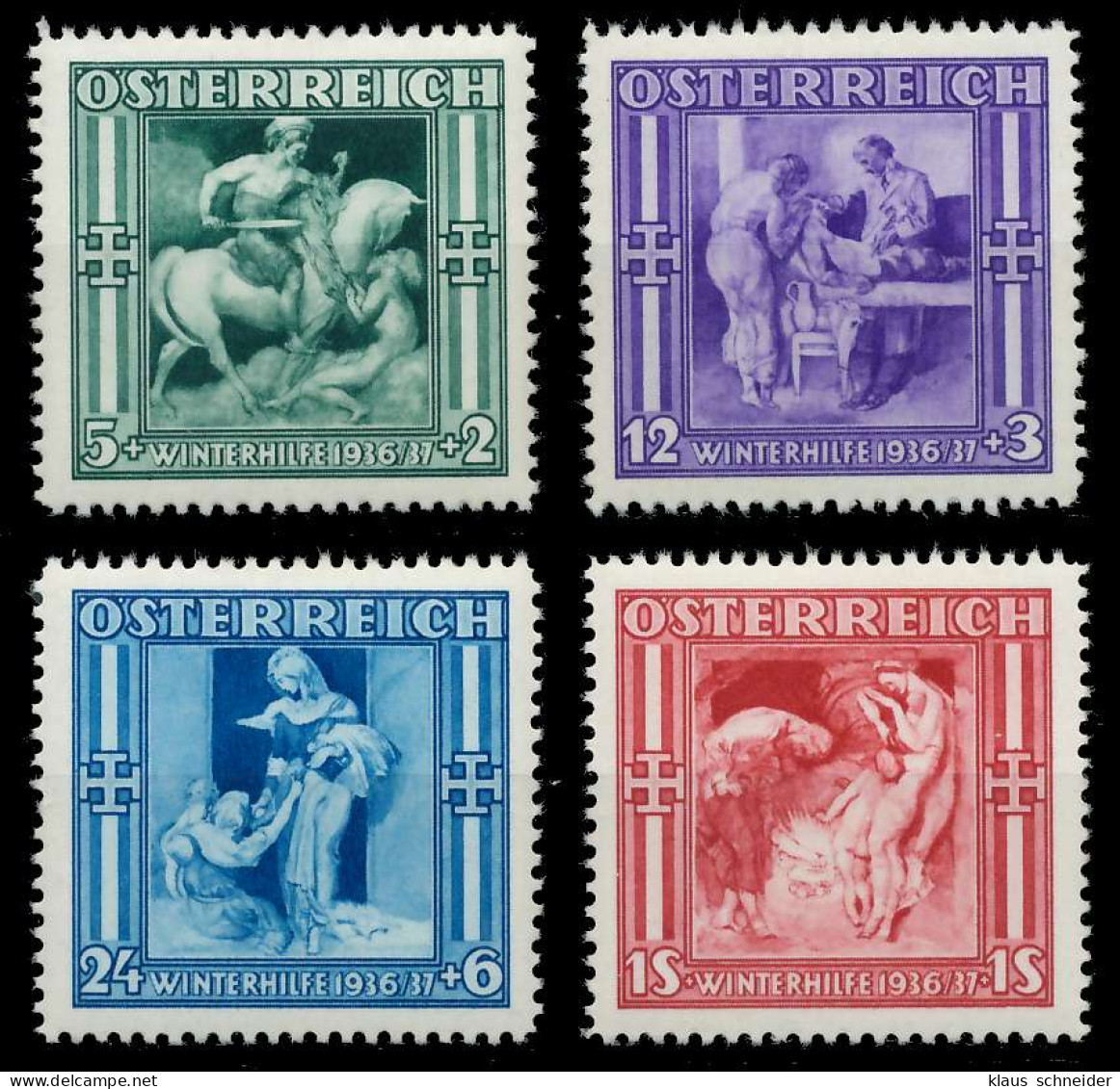 ÖSTERREICH 1936 Nr 628-631 Postfrisch X6FAEFA - Ongebruikt