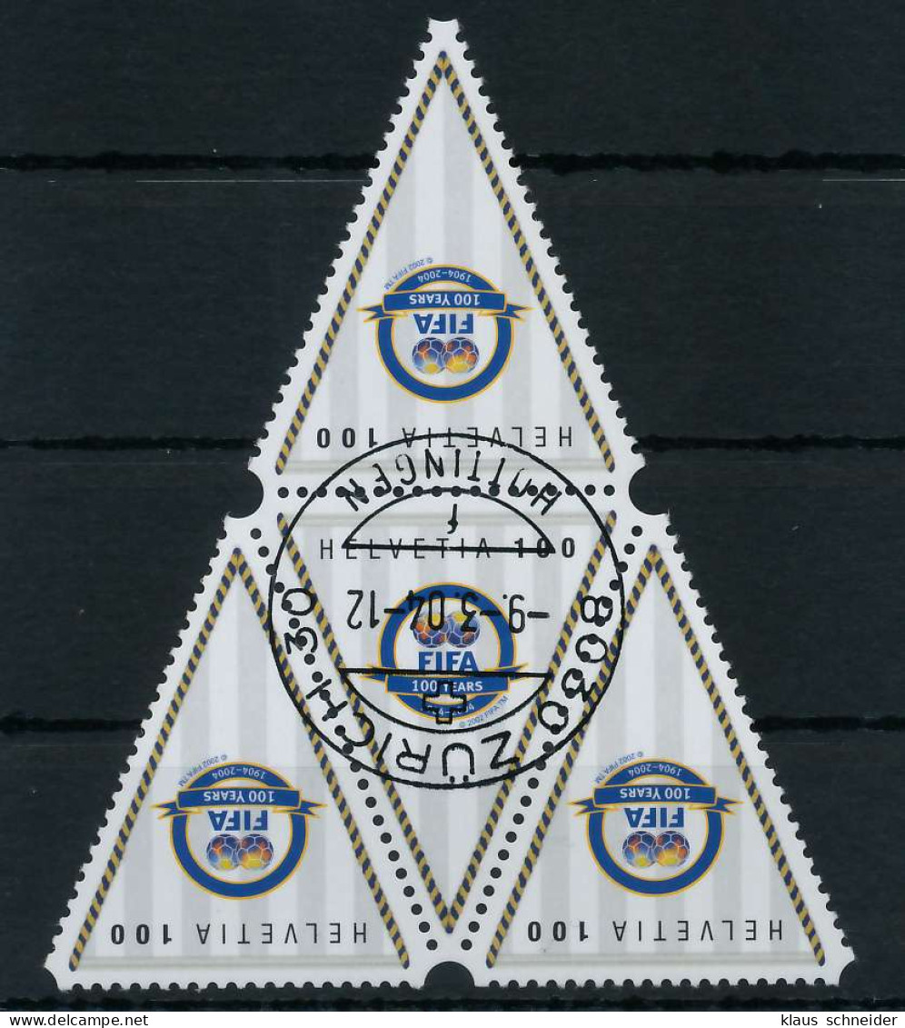 SCHWEIZ 2004 Nr 1864-Zd7 Gestempelt VIERERBLOCK X728FBE - Used Stamps