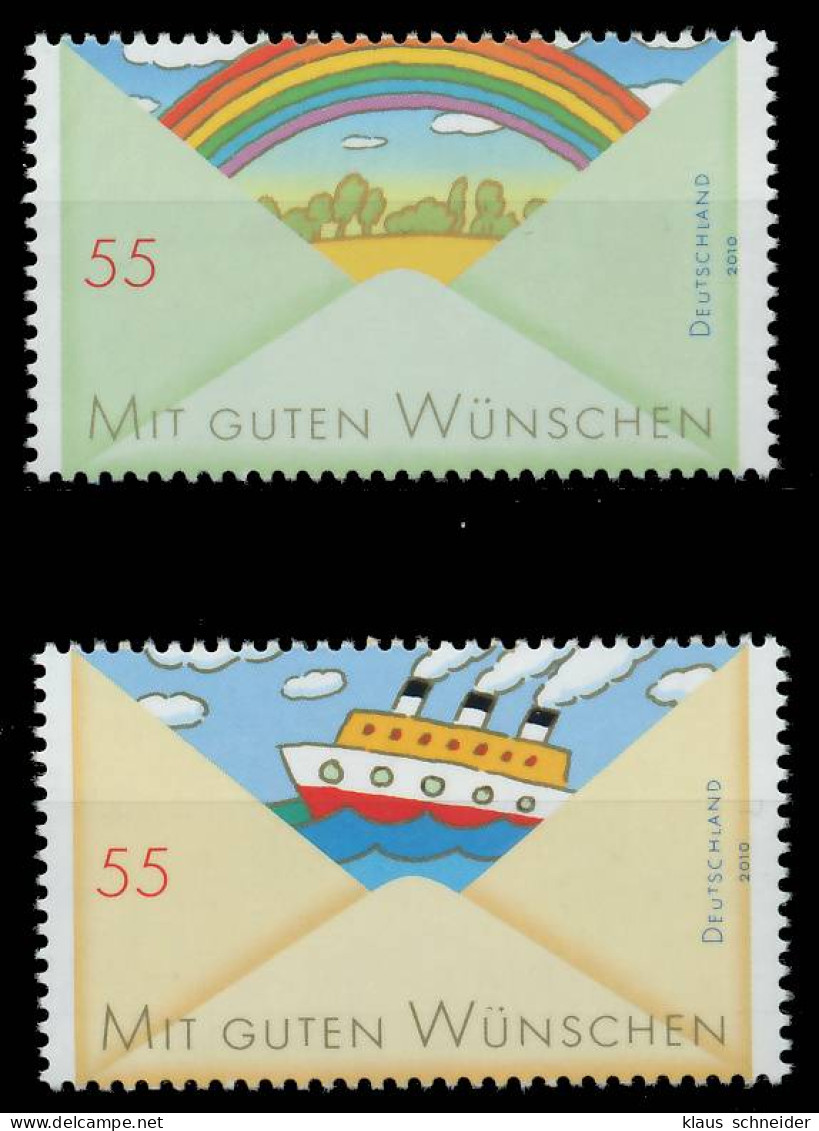 BRD BUND 2010 Nr 2786-2787 Postfrisch S3BFA7A - Unused Stamps