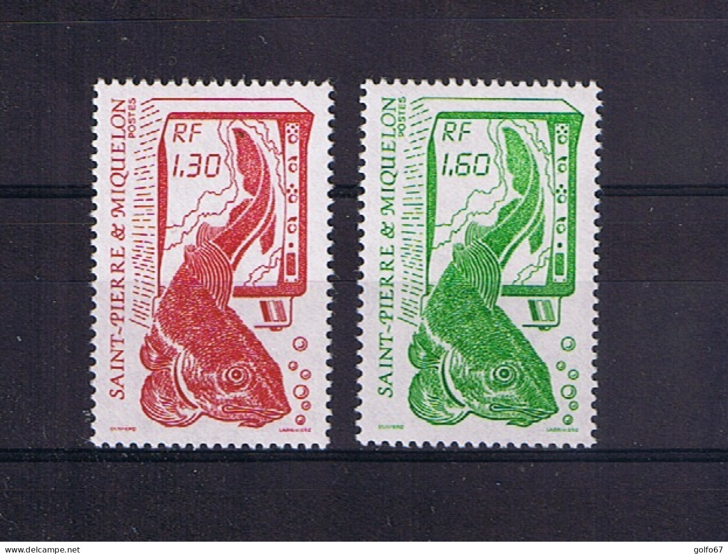ST PIERRE & MIQUELON 1988 Y&T N° 490 - 491 NEUF** - Unused Stamps