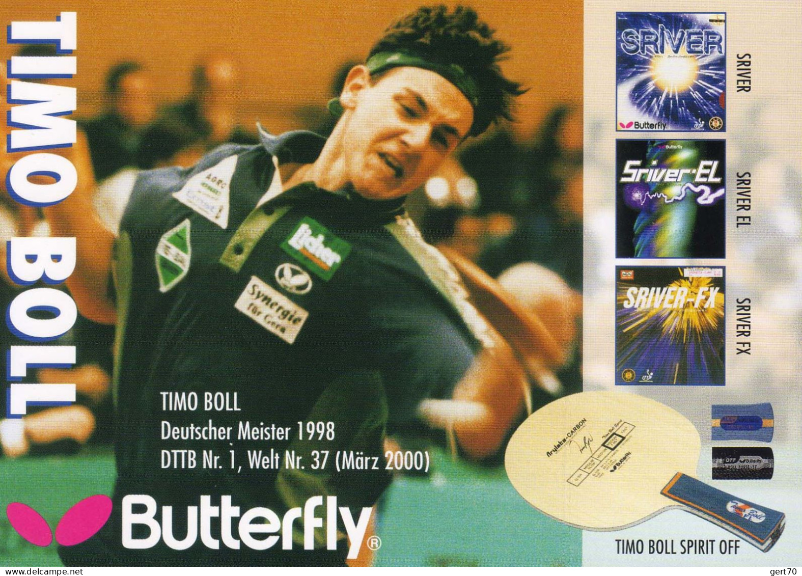 Germany / Allemagne 2000, Timo Boll - Tennis De Table