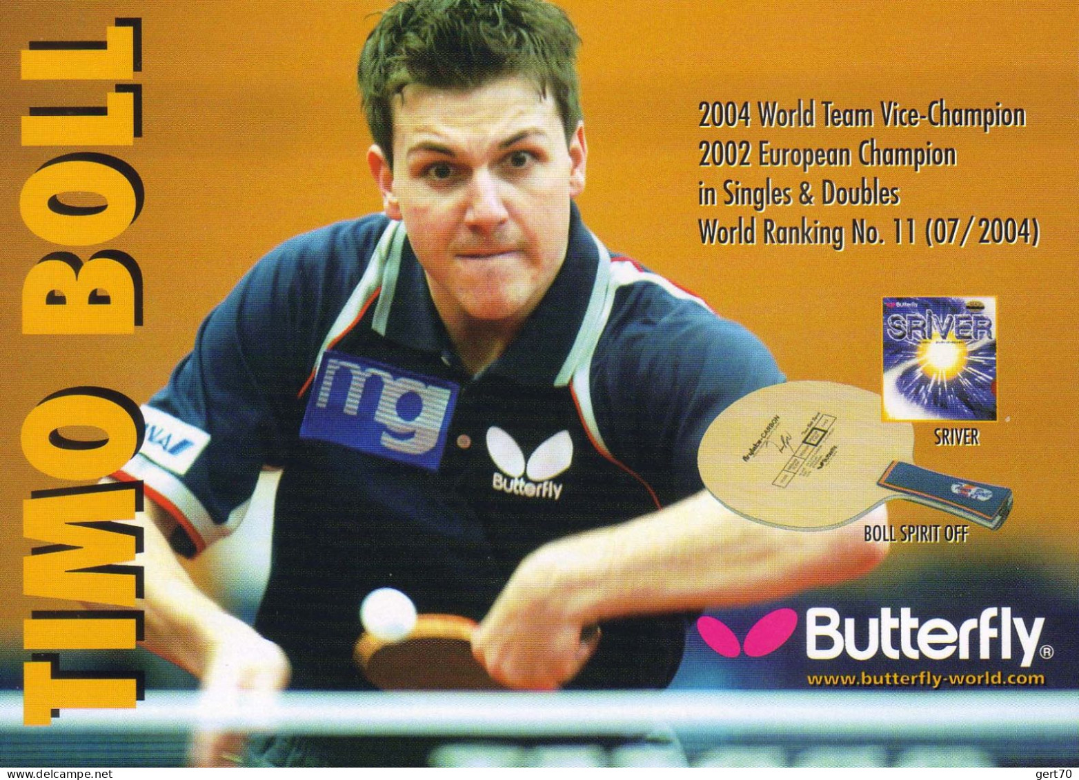 Germany / Allemagne 2004, Timo Boll - Table Tennis