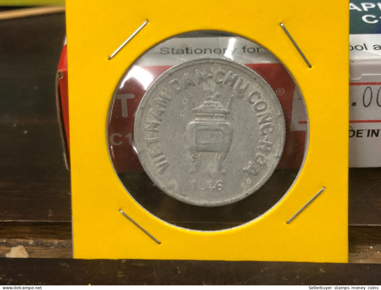 VIET-NAM DAN-CHU CONG-HOA-aluminium-KM#2.1 1946 5 Hao(coins Error Backside Printing 10 Pm)-1 Pcs- Xf No 7 - Vietnam