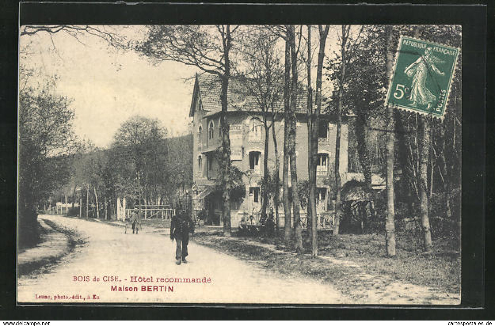 CPA Bois De Cise, Hotel Recommande, Maison Bertin  - Bois-de-Cise
