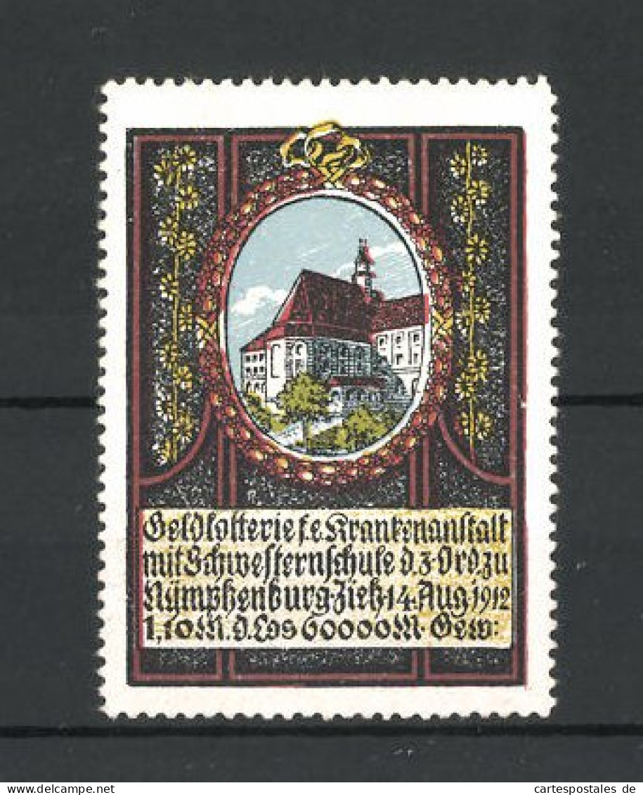 Reklamemarke München-Nymphenburg, Geldlotterie Für Eine Krankensnstalt Mit Schwesternschule 1912  - Cinderellas
