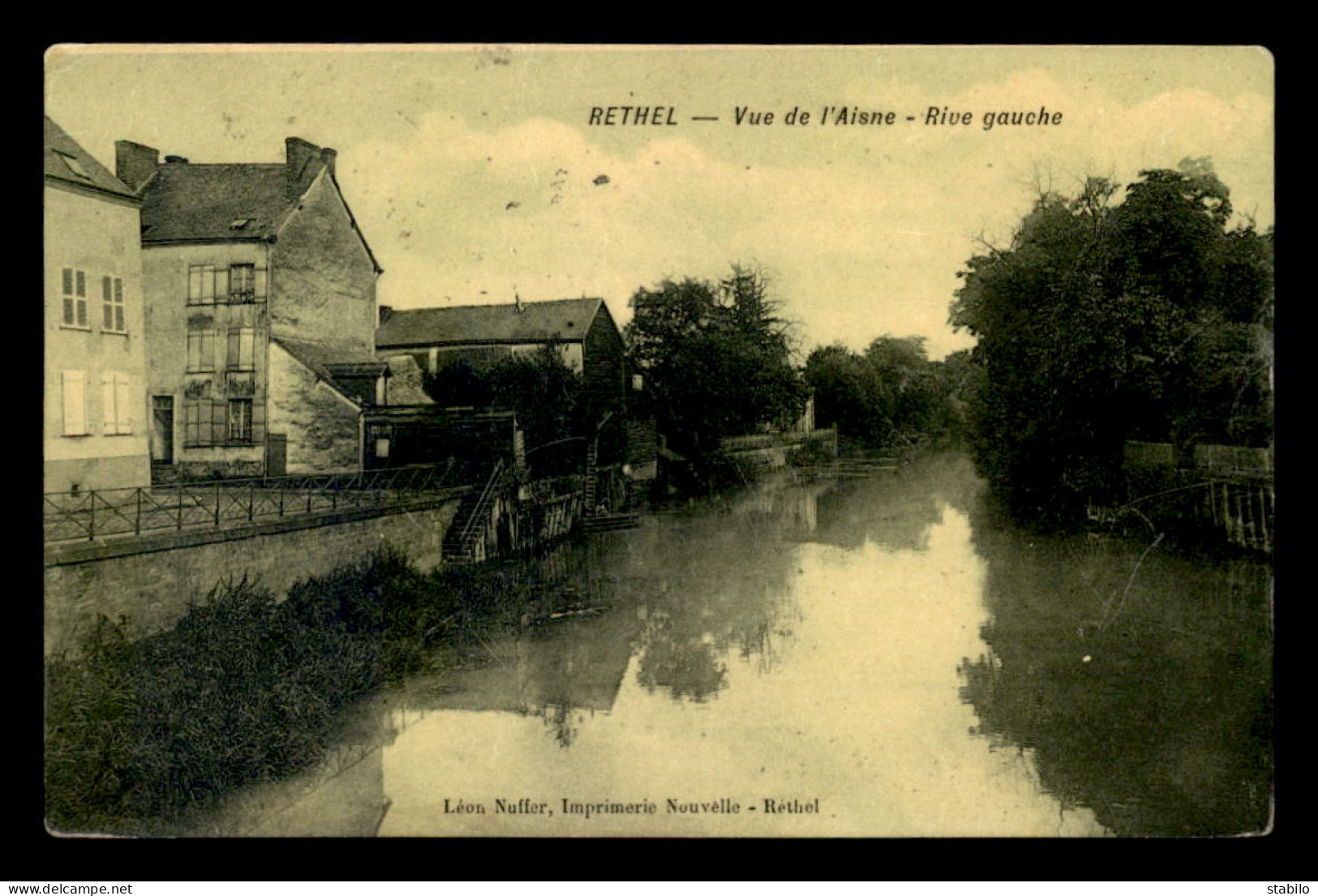 08 - RETHEL - VUE DE L'AISNE - RIVE GAUCHE - Rethel