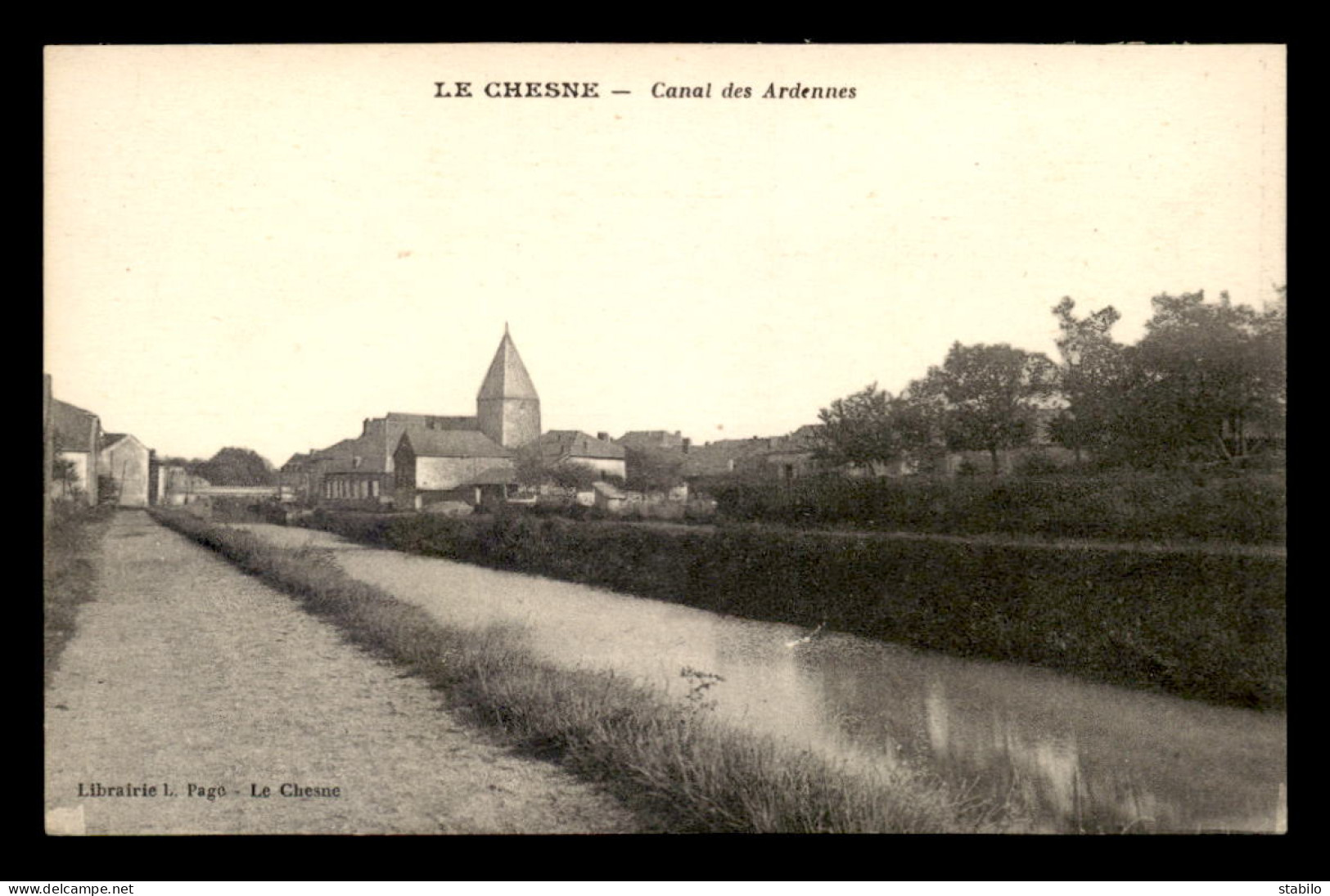 08 - LE CHESNE - CANAL DES ARDENNES - Le Chesne
