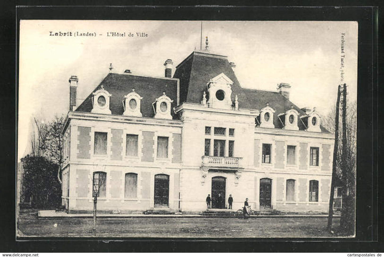 CPA Labrit, L'Hotel De Ville  - Labrit