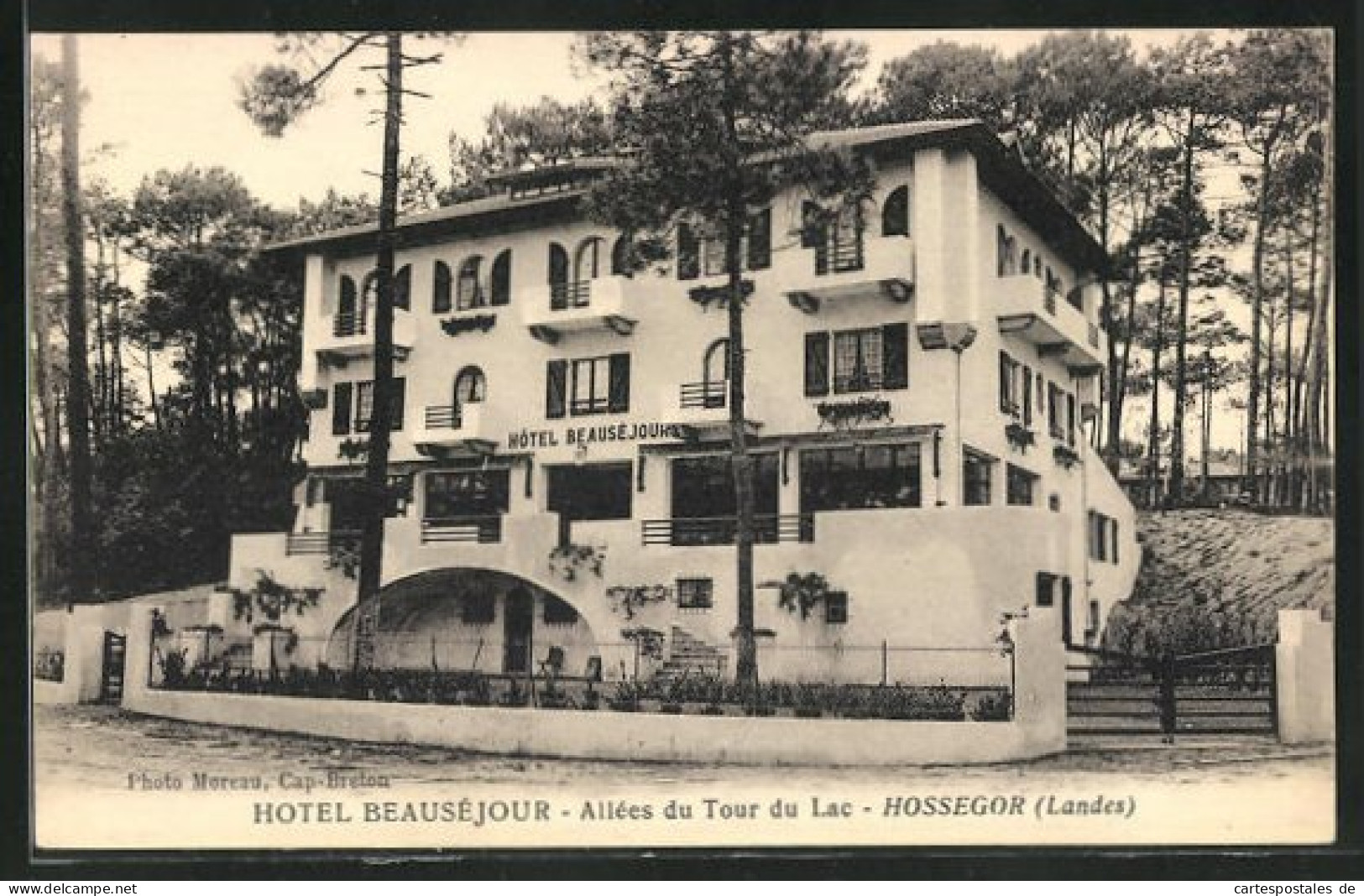 CPA Hossegor, Hotel Beauséjour, Allées Du Tour Du Lac  - Hossegor