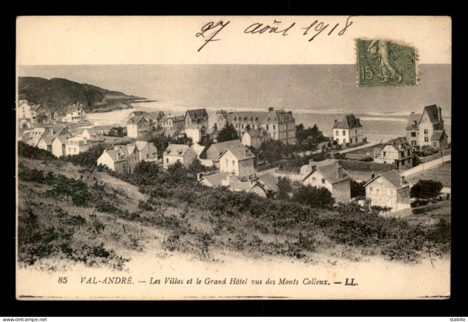 22 - VAL-ANDRE - LES VILLAS ET LE GRAND HOTEL  - Pléneuf-Val-André