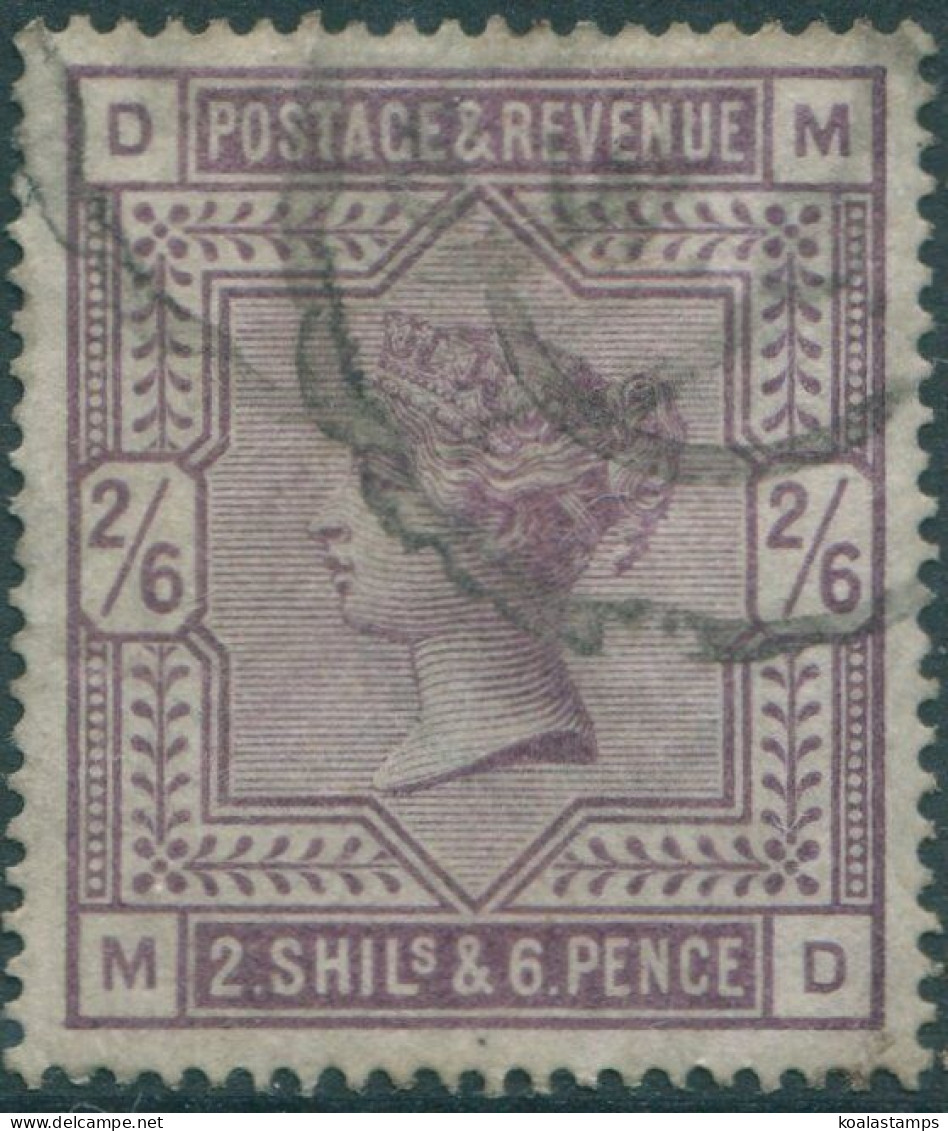 Great Britain 1883 SG179 2s.6d Deep Lilac QV FU (amd) - Andere & Zonder Classificatie