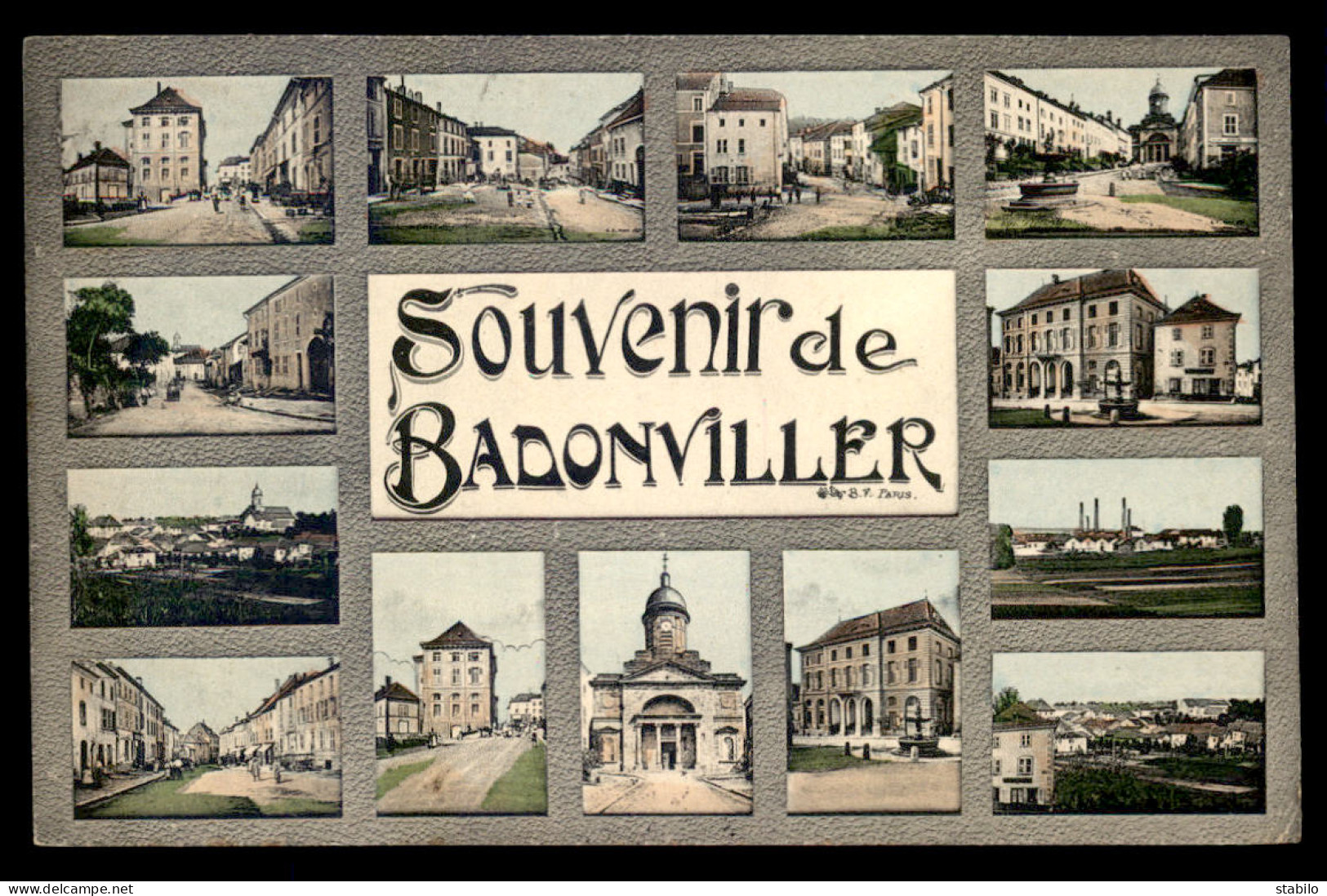 54 - BADONVILLER - SOUVENIR MULTIVUES - CARTE COLORISEE - Autres & Non Classés