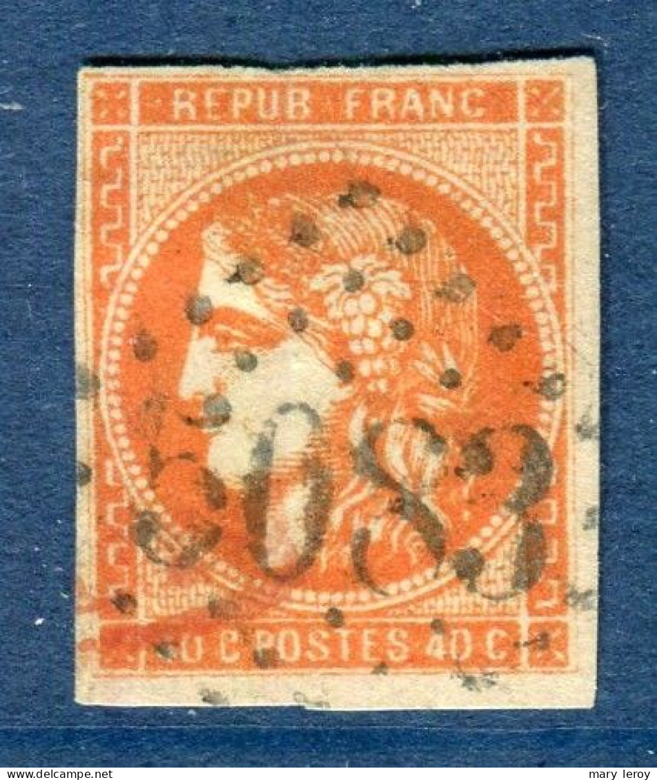 Superbe & Rare Paire De N° 48 - Cachet GC 5083 ( Constantinople ) - 1870 Emisión De Bordeaux