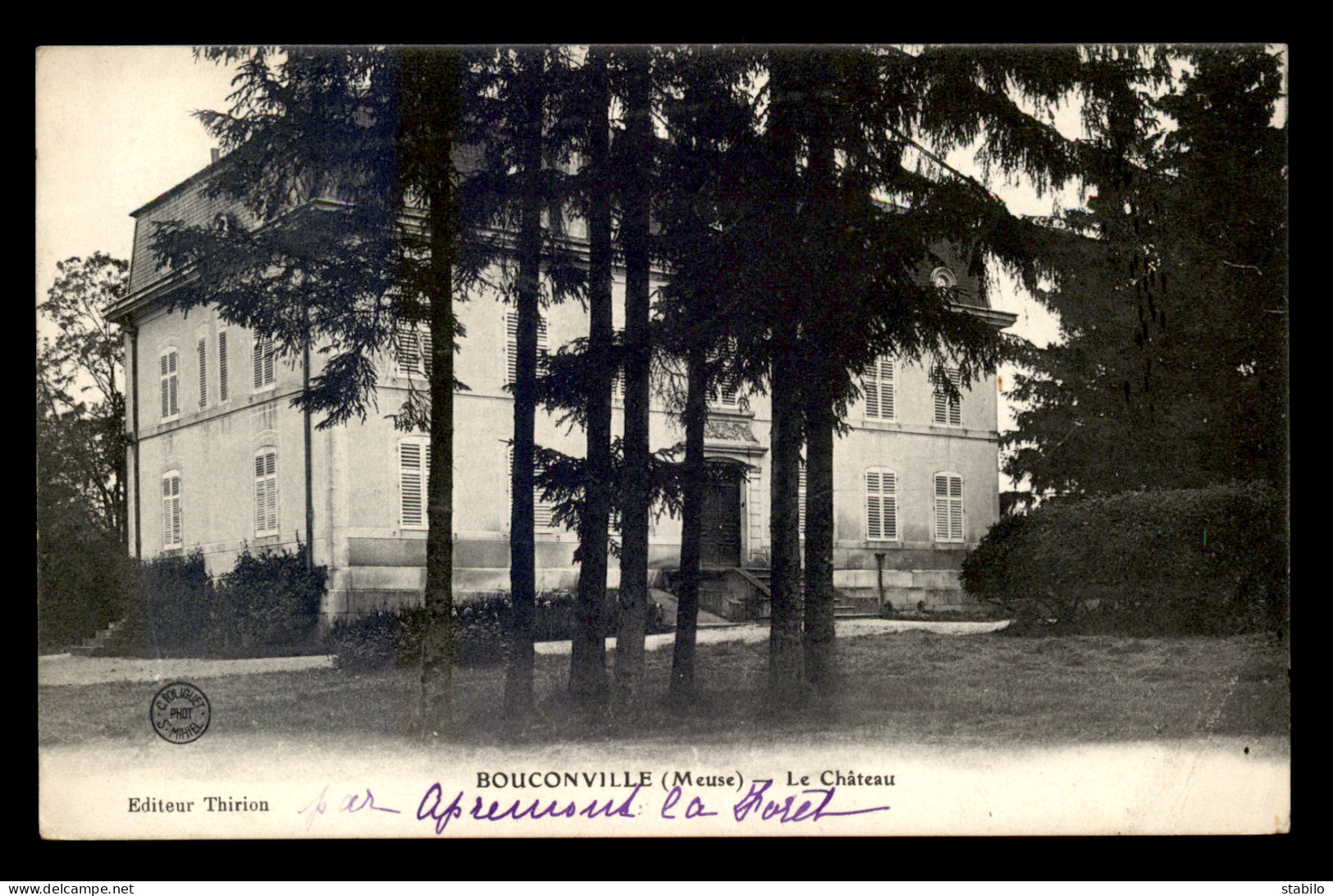 55 - BOUCONVILLE - LE CHATEAU -  EDITEUR THIRION - Sonstige & Ohne Zuordnung