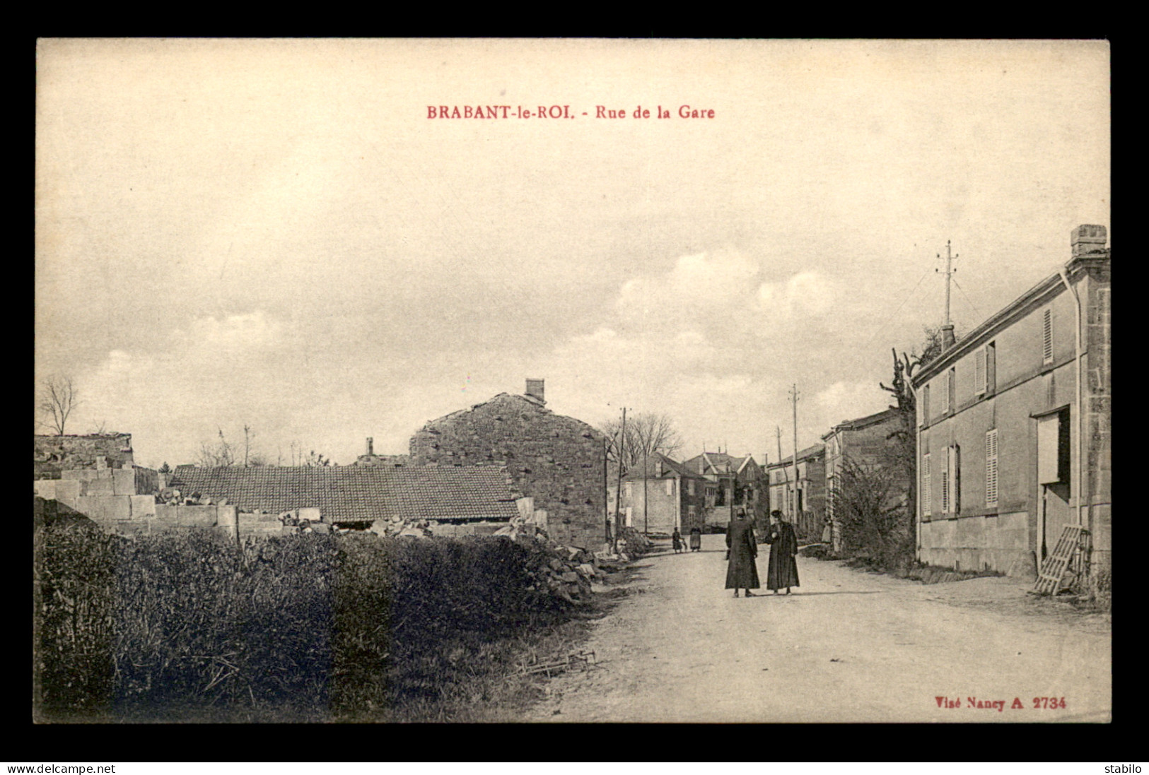 55 - BRABANT-LE-ROI - RUE DE LA GARE - SANS EDITEUR - Sonstige & Ohne Zuordnung