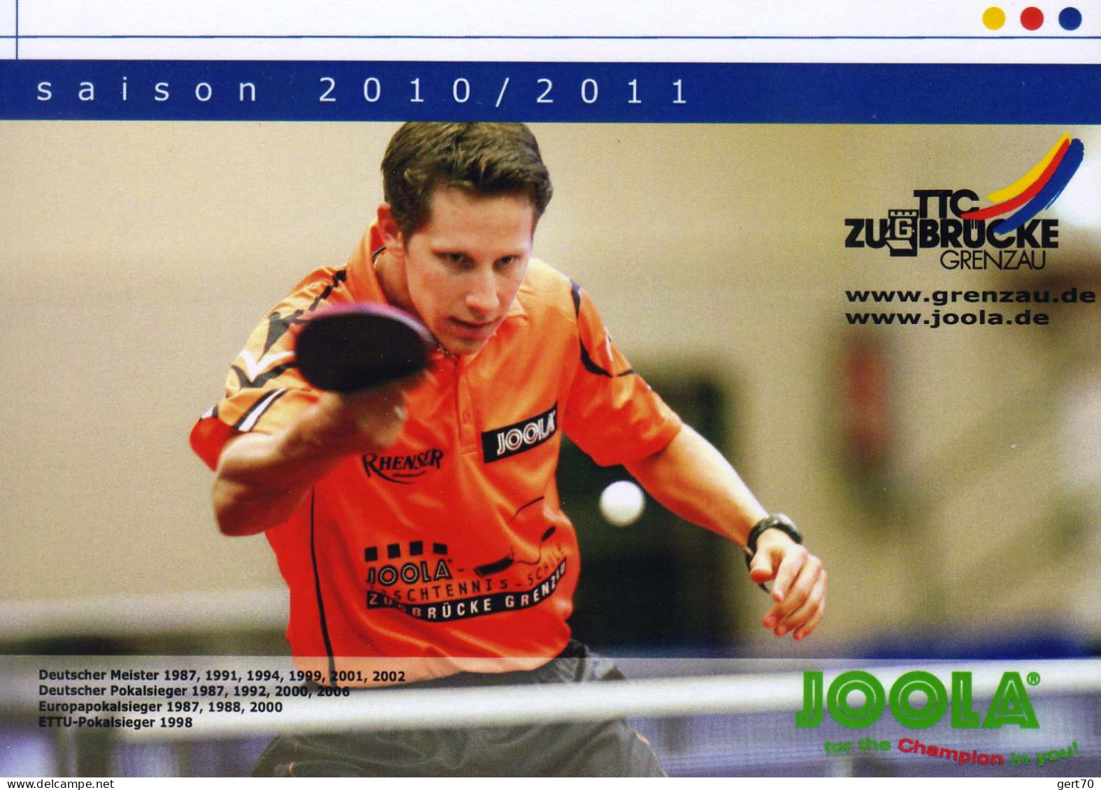 Austria / Autriche 2011, Robert Gardos - Table Tennis