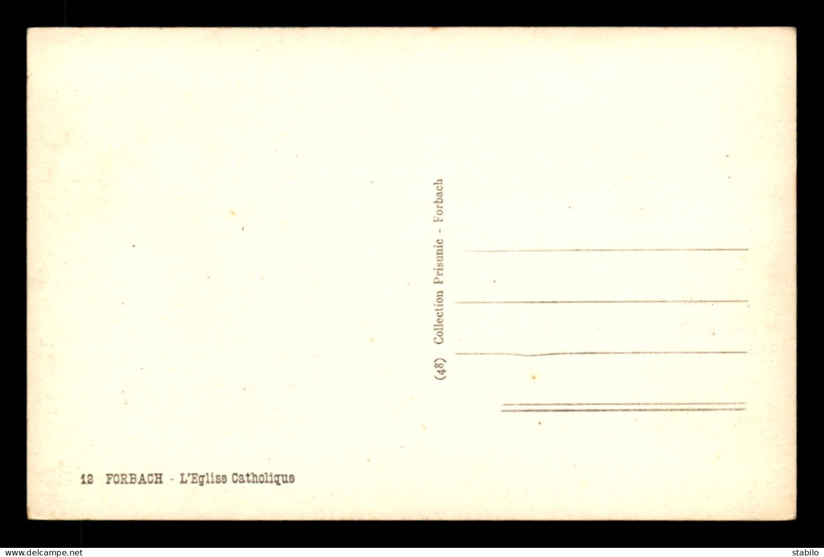 57 - FORBACH - L'EGLISE - Forbach