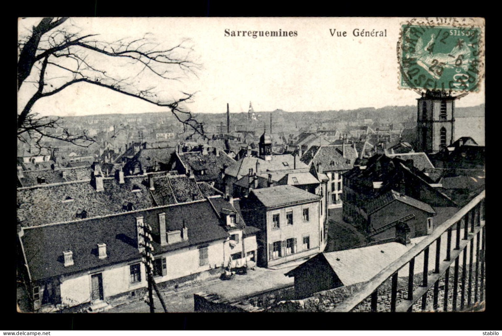 57 - SARREGUEMINES - VUE GENERALE DU CENTRE - Sarreguemines