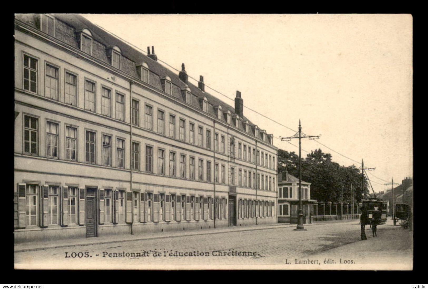 59 - LOOS - PENSIONNAT DE L'EDUCATION CHRETIENNE - Loos Les Lille