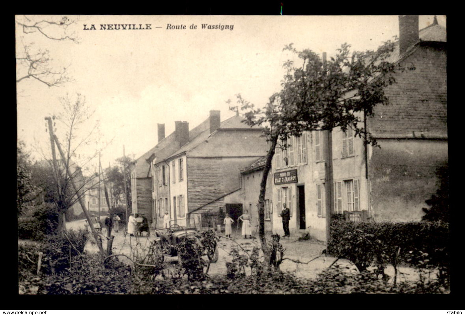 59 - LA NEUVILLE - ROUTE DE WASSIGNY - Autres & Non Classés