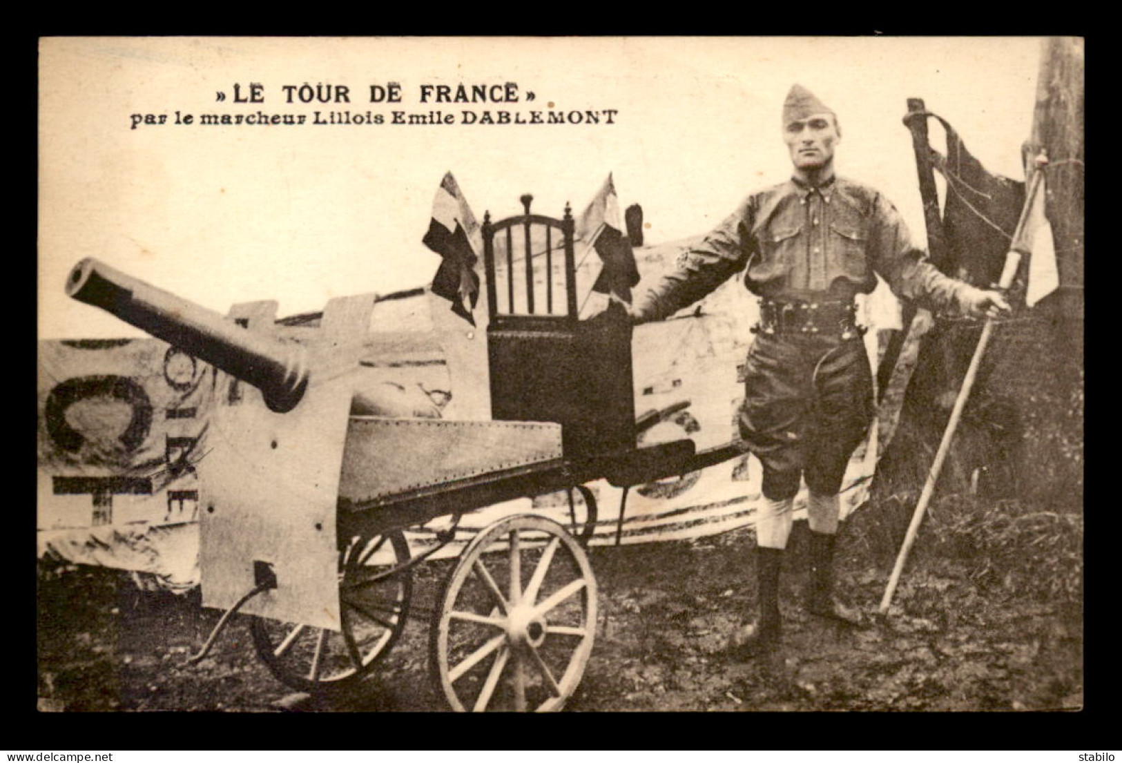 59 - LILLE - LE TOUR DE FRANCE PAR LE MARCHEUR LILLOIS EMILE DABLEMONT - Lille