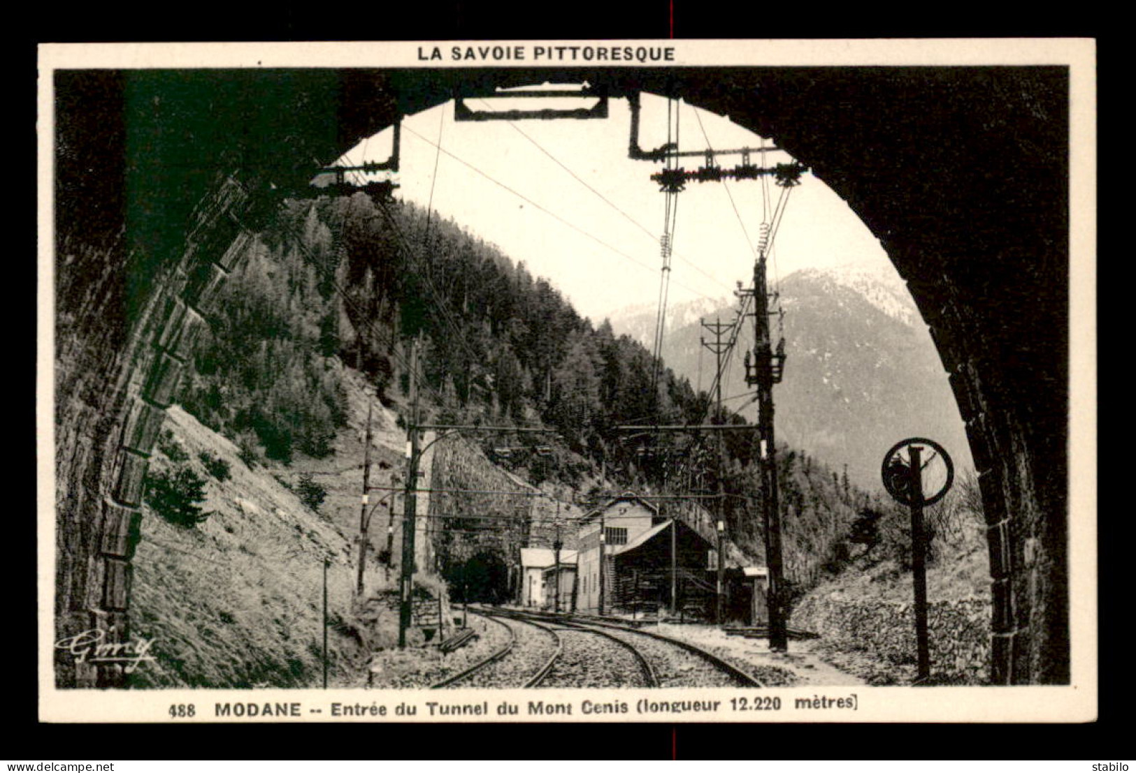 73 - MODANE - ENTREE DU TUNNEL DE CHEMIN DE FER DU MONT CENIS - Modane