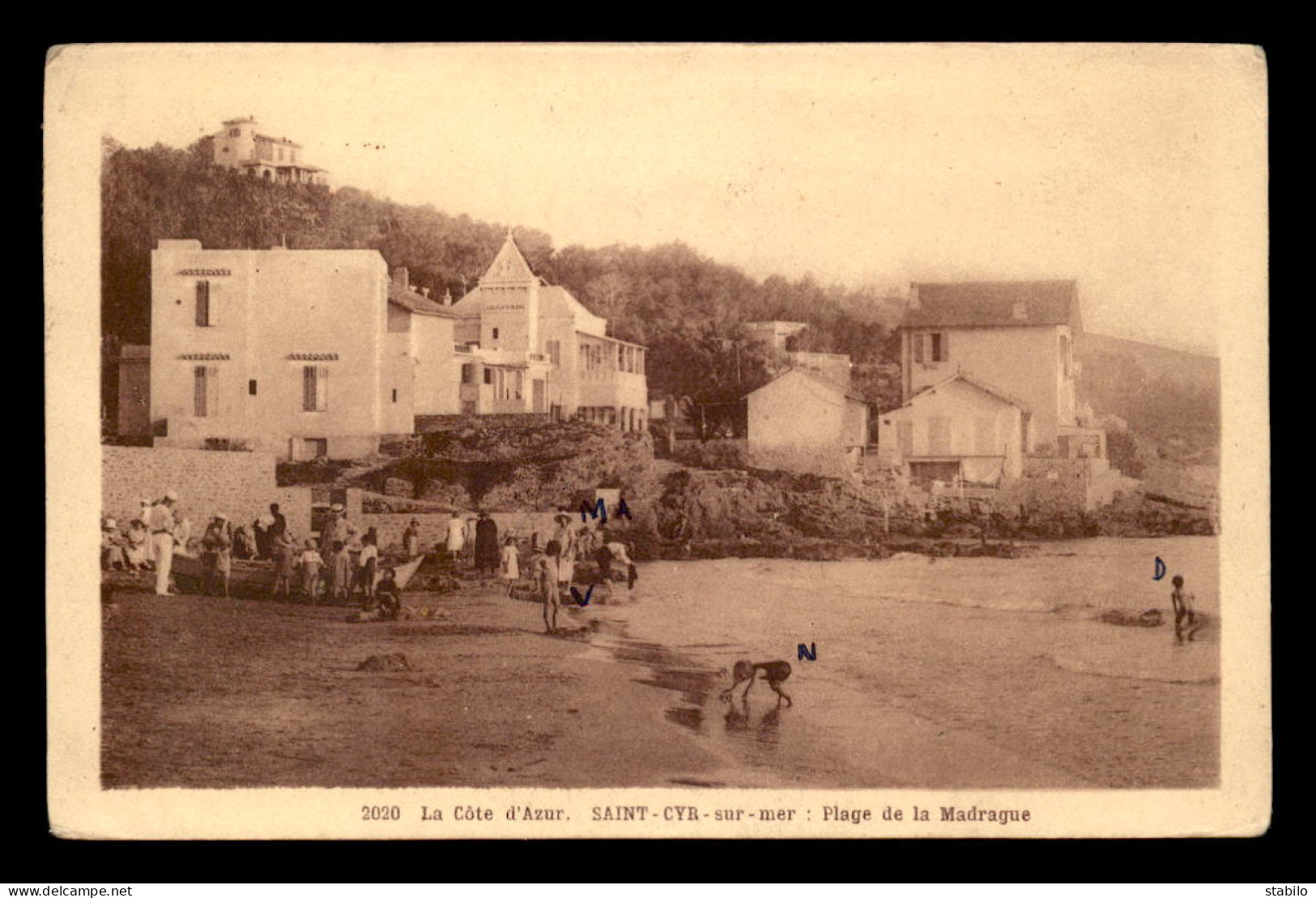 83 - ST-CYR-SUR-MER - PLAGE DE LA MADRAGUE - Saint-Cyr-sur-Mer