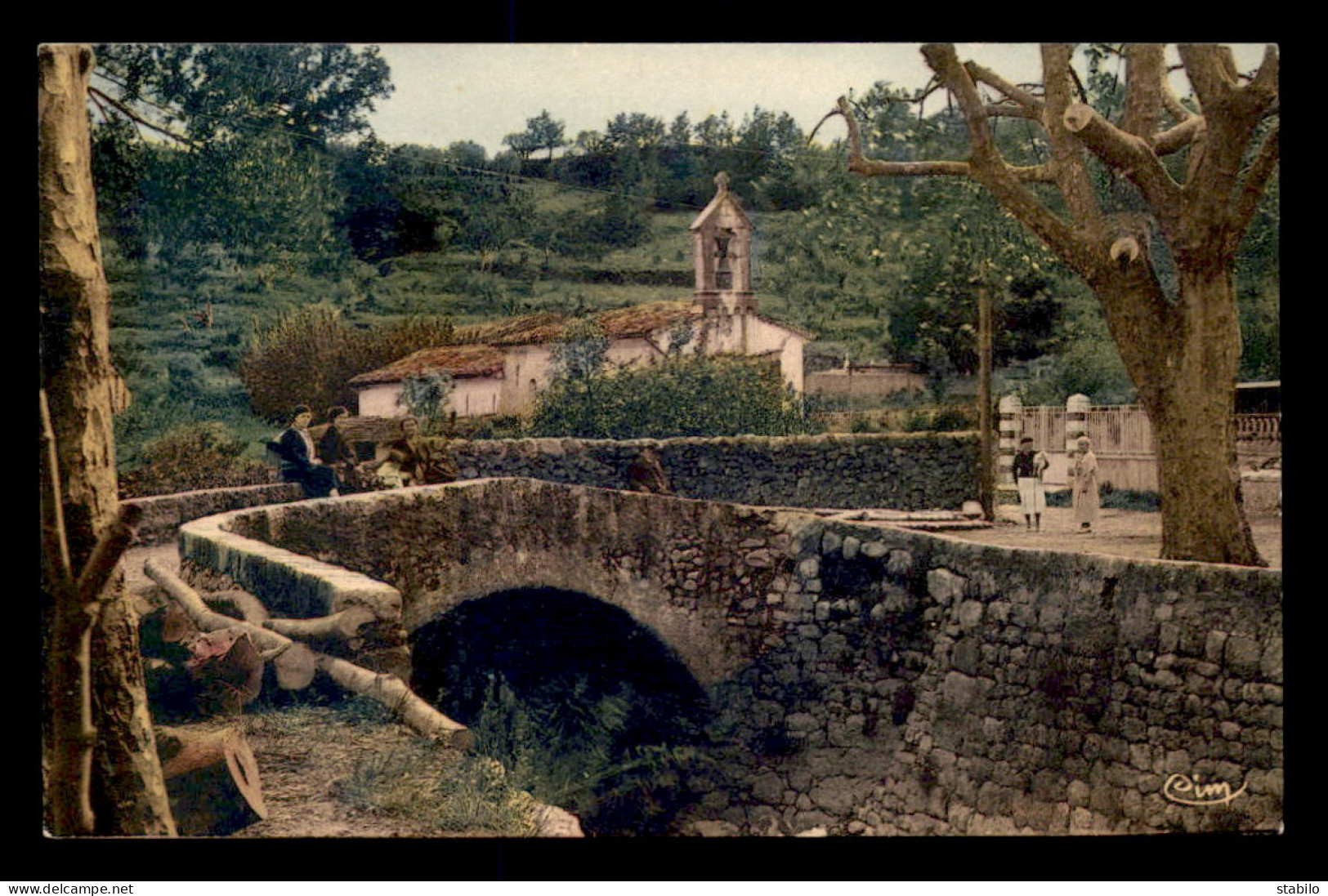 83 - MONTFERRAT - LE PONT MIRABEAU - CARTE COLORISEE - Sonstige & Ohne Zuordnung