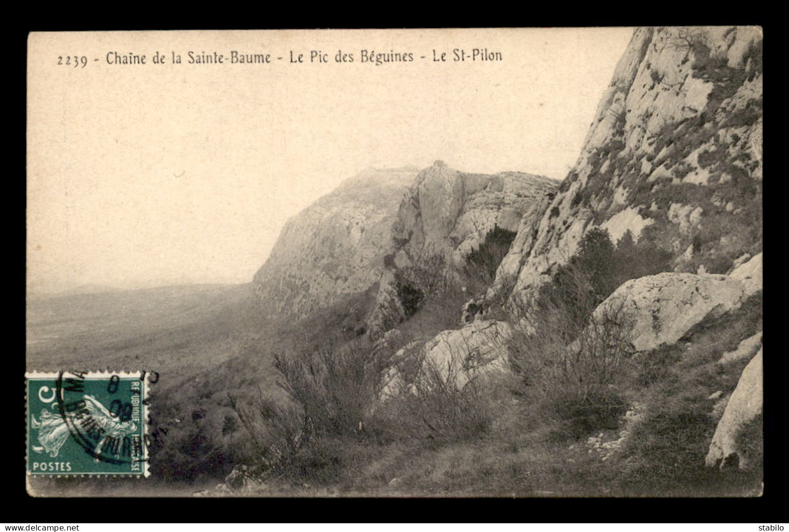 83 - CHAINE DE LA SAINTE-BAUME - LE PIC DES BEGUINES - LE ST-PILON - Sonstige & Ohne Zuordnung