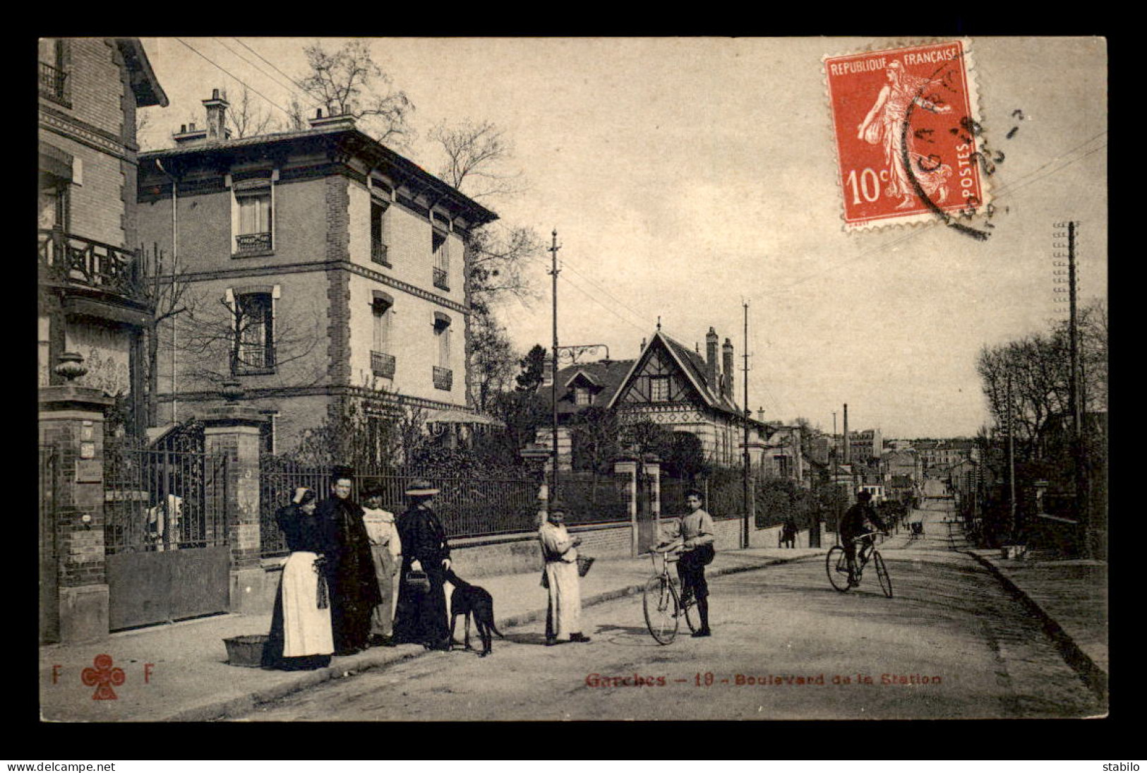 92 - GARCHES - BOULEVARD DE LA STATION - EDITEUR F. FLEURY - Garches