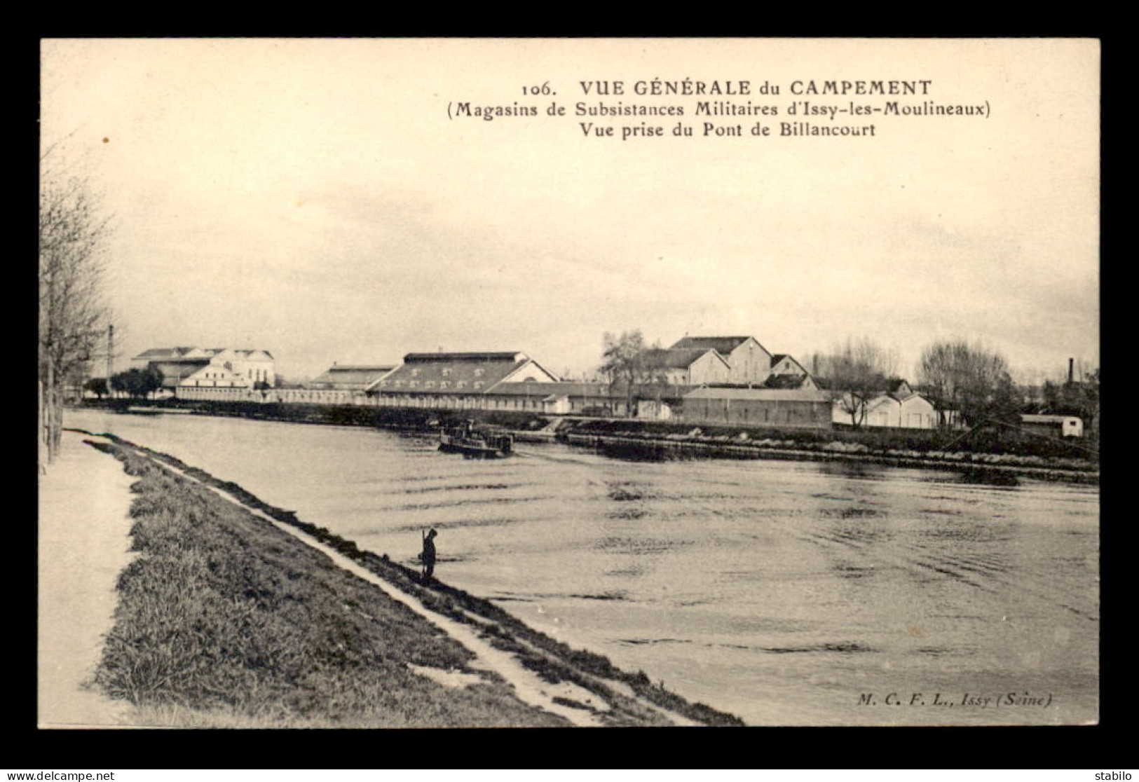 92 - ISSY-LES-MOULINEAUX - MAGASINS DE SUBSISTANCES MILITAIRES  - Issy Les Moulineaux