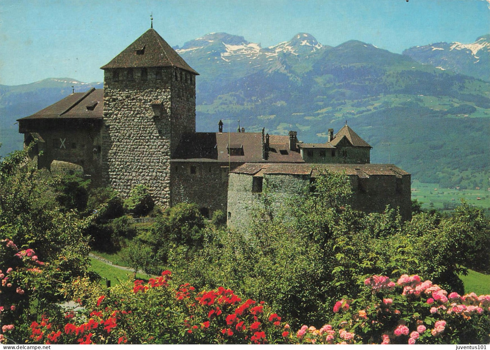 CPSM Schloss Vaduz-Landesfürstliche Residenz-Blick Zum Margelkopf-Beau Timbre        L2880 - Liechtenstein