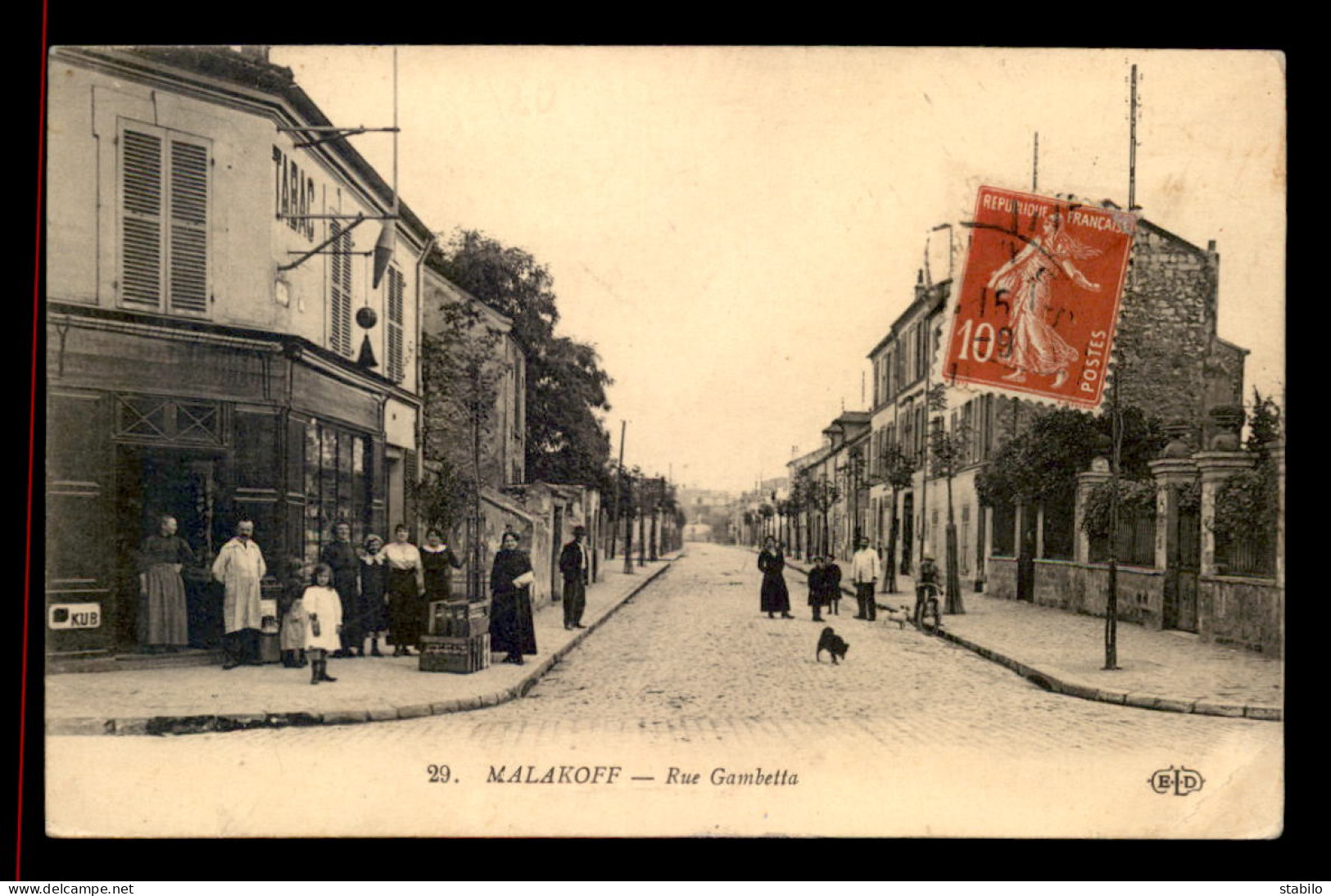 92 - MALAKOFF - RUE GAMBETTA - Malakoff