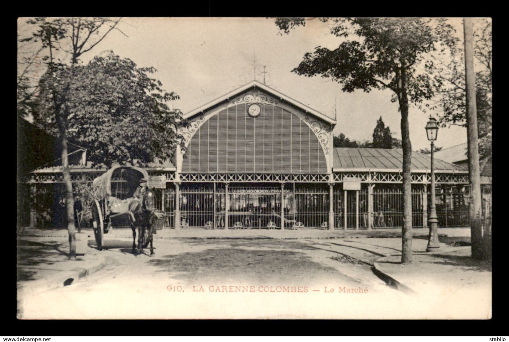 92 - LA GARENNE-COLOMBES - LE MARCHE COUVERT - La Garenne Colombes