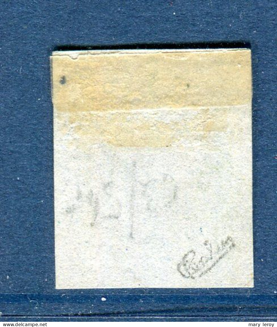 Superbe & Rare N° 14A - Cachet à Date Sarde De St Gervais - Signé Calves - 1853-1860 Napoléon III
