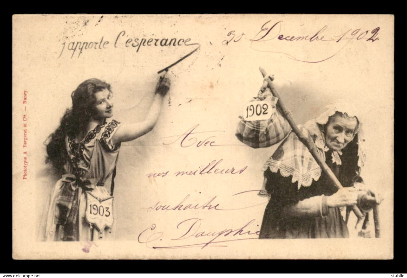 BERGERET - ANNEES 1902 - 1903 - FEMMES - Bergeret