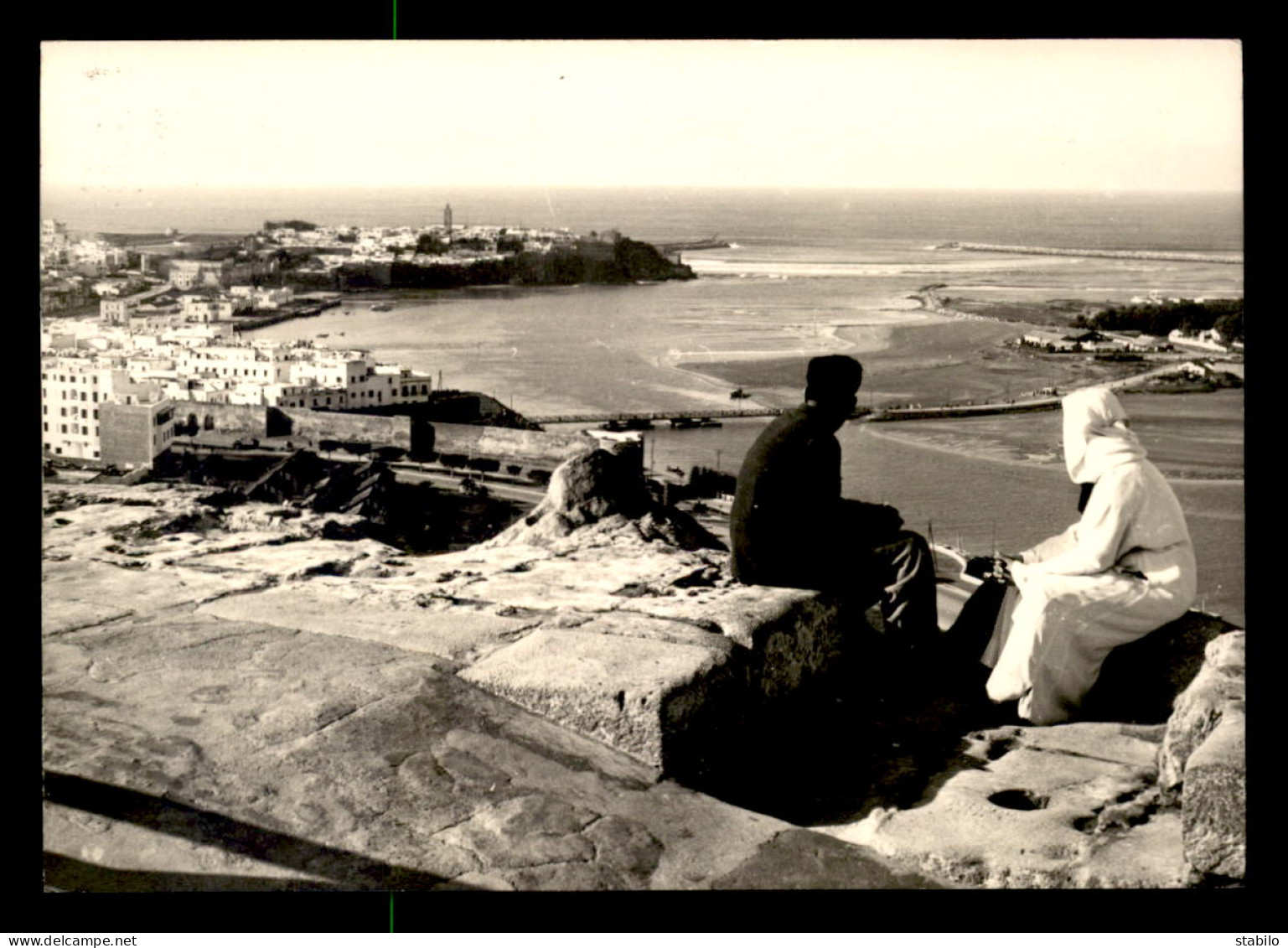 MAROC - RABAT - VUE DU BOU REGREG - SERIE VISAGE PHOTOGRAPHIQUE DU MAROC -PHOTO EDITION BERNARD ROUGET, CASABLANCA  - Rabat