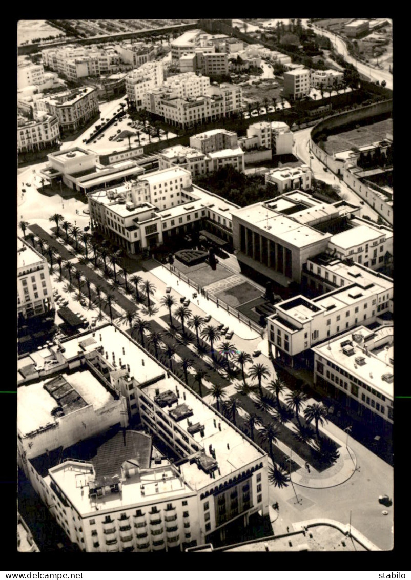 MAROC - RABAT - VUE AERIENNE - SERIE VISAGE PHOTOGRAPHIQUE DU MAROC -PHOTO EDITION BERNARD ROUGET, CASABLANCA  - Rabat