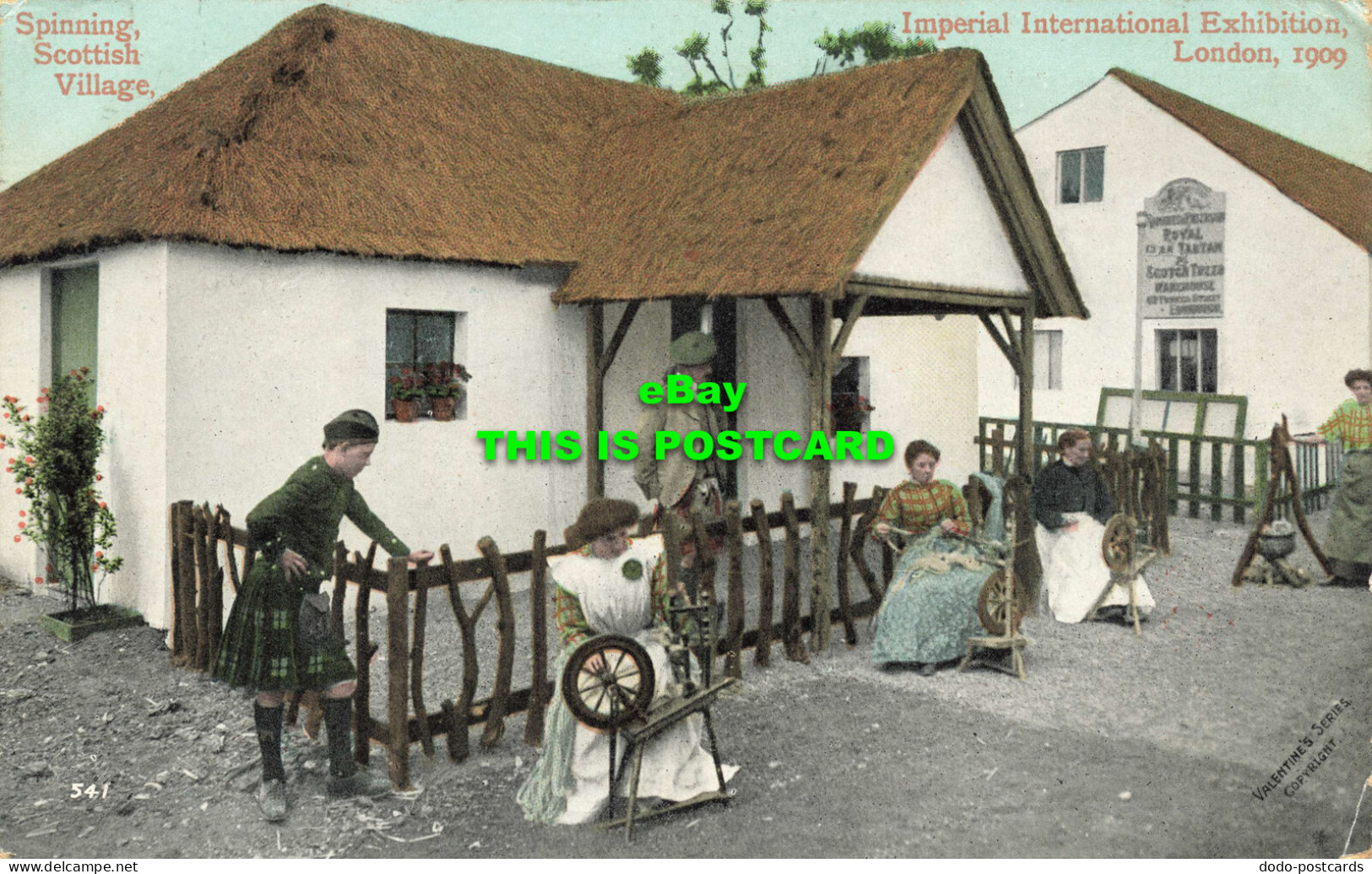 R603054 Scottish Village. Spinning. London. Imperial International Exhibition. V - Other & Unclassified