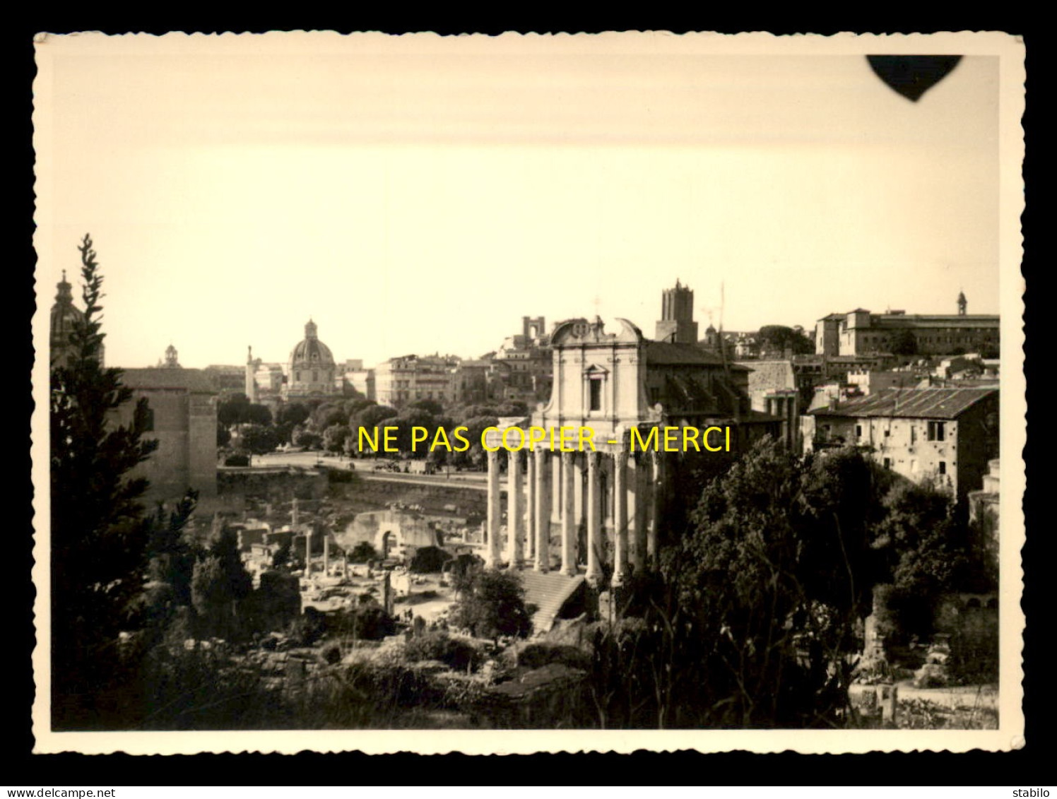 ROME (ITALIE) - 3 PHOTOGRAPHIES DE MONUMENTS -  FORMAT 15 X11 CM - Orte