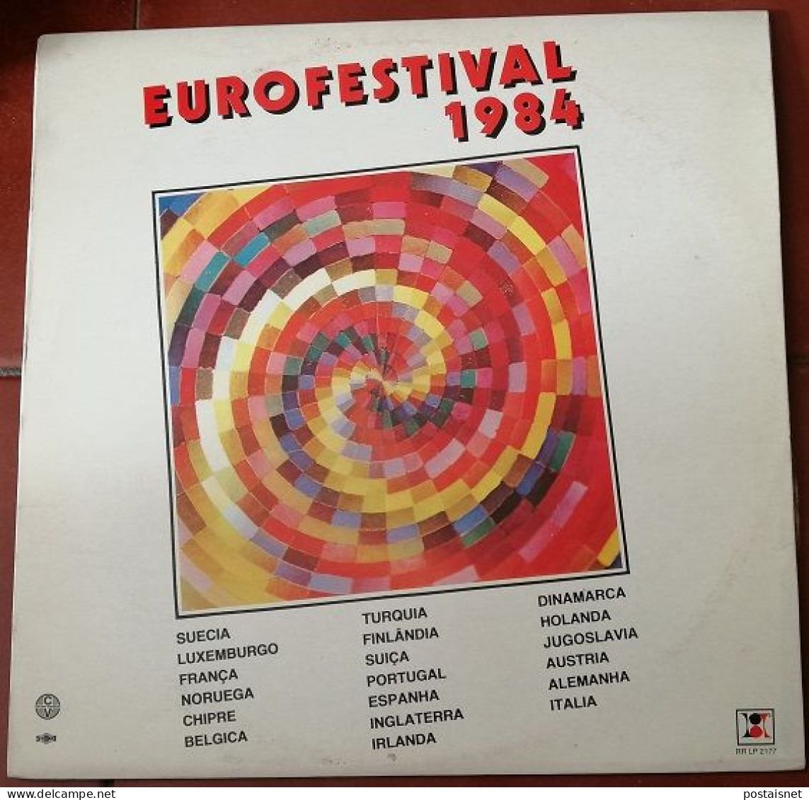 LP EuroFestival 1984 - Música Del Mundo