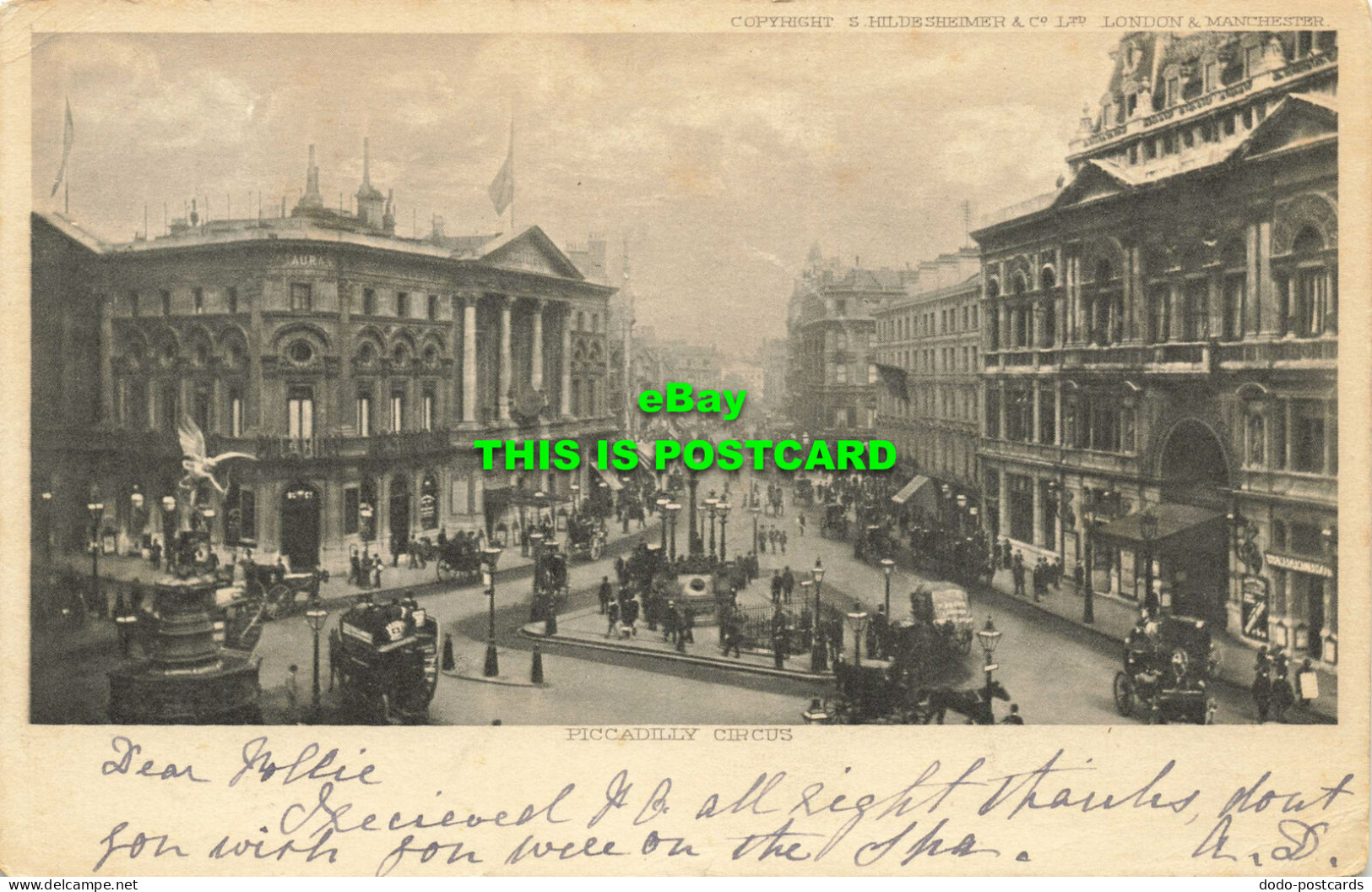 R601280 S. Hildesheimer. Piccadilly Circus. 1906 - Wereld