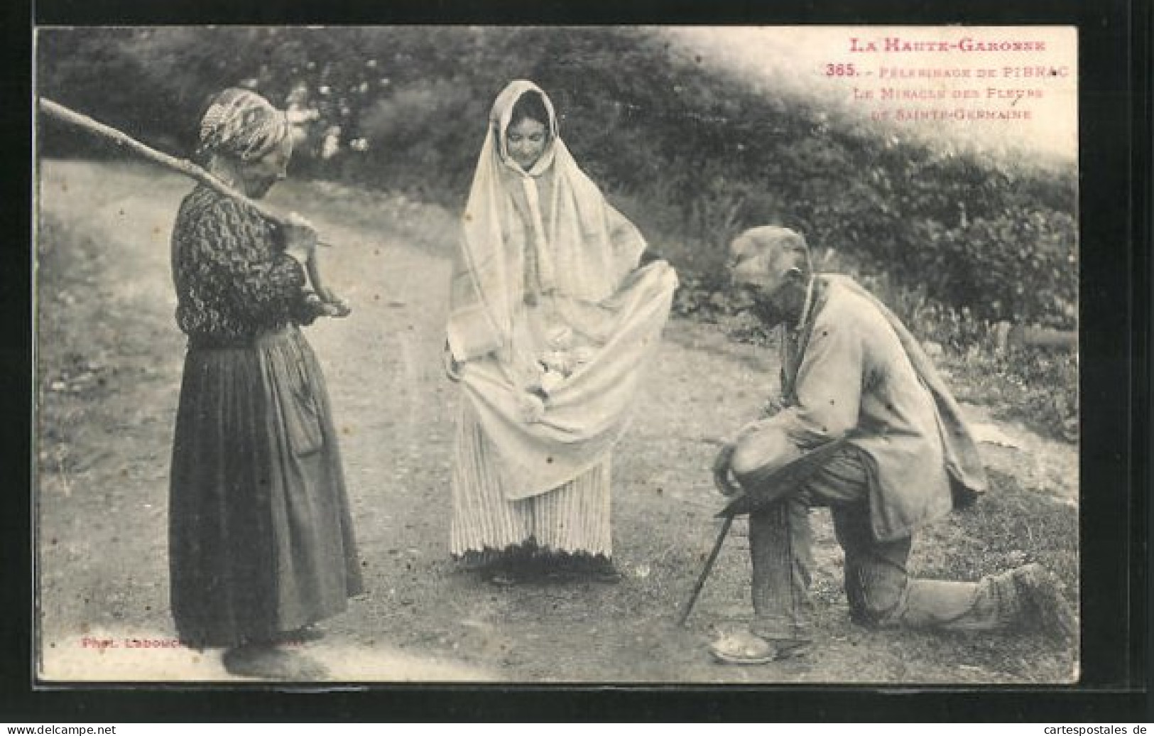 CPA Pibrac, Le Miracle Des Fleurs De St Germaine  - Pibrac