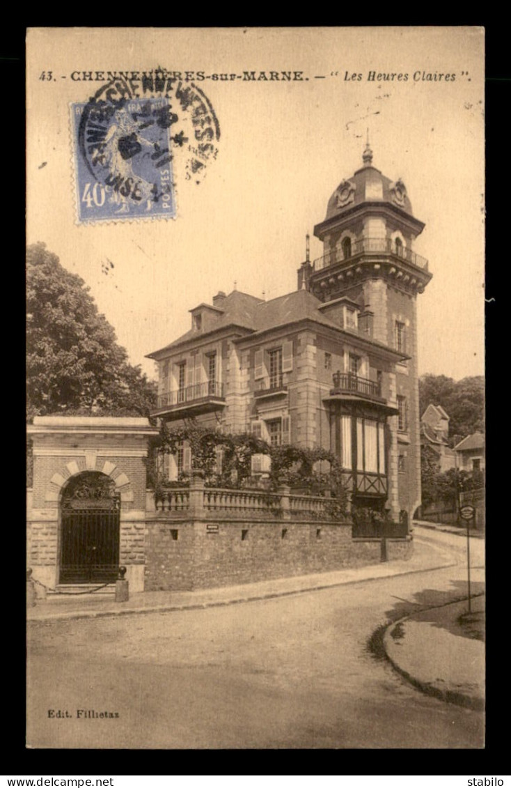 94 - CHENNEVIERES - VILLA LES HEURES CLAIRES - Chennevieres Sur Marne