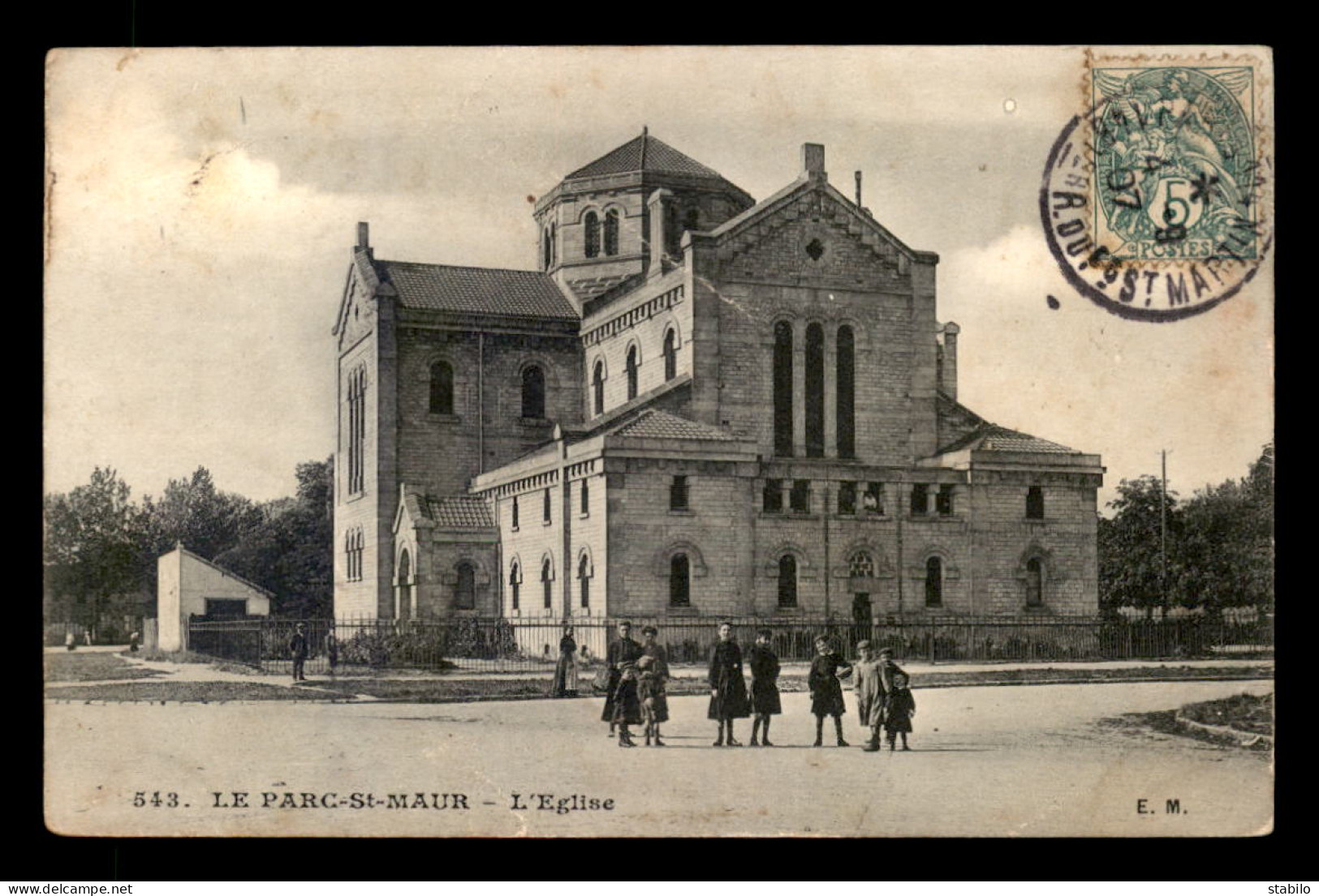 94 - LE PARC DE ST-MAUR - L'EGLISE - Saint Maur Des Fosses
