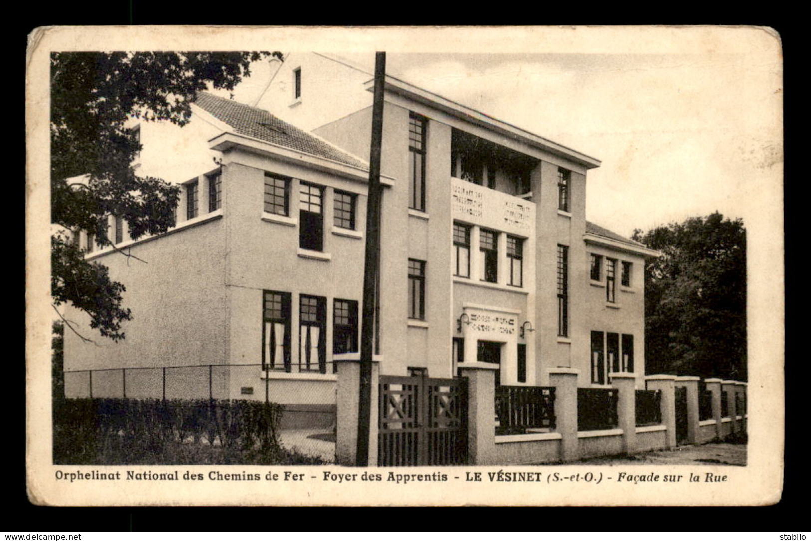 78 - LE VESINET - ORPHELINAT DES CHEMINS DE FER - FOYER DES APPRENTIS - Le Vésinet