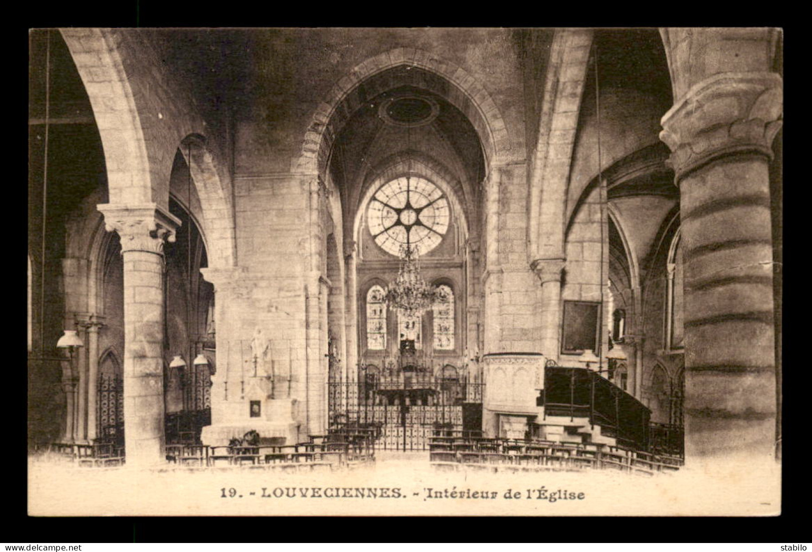 78 - LOUVECIENNES - INTERIEUR DE L'EGLISE - Louveciennes