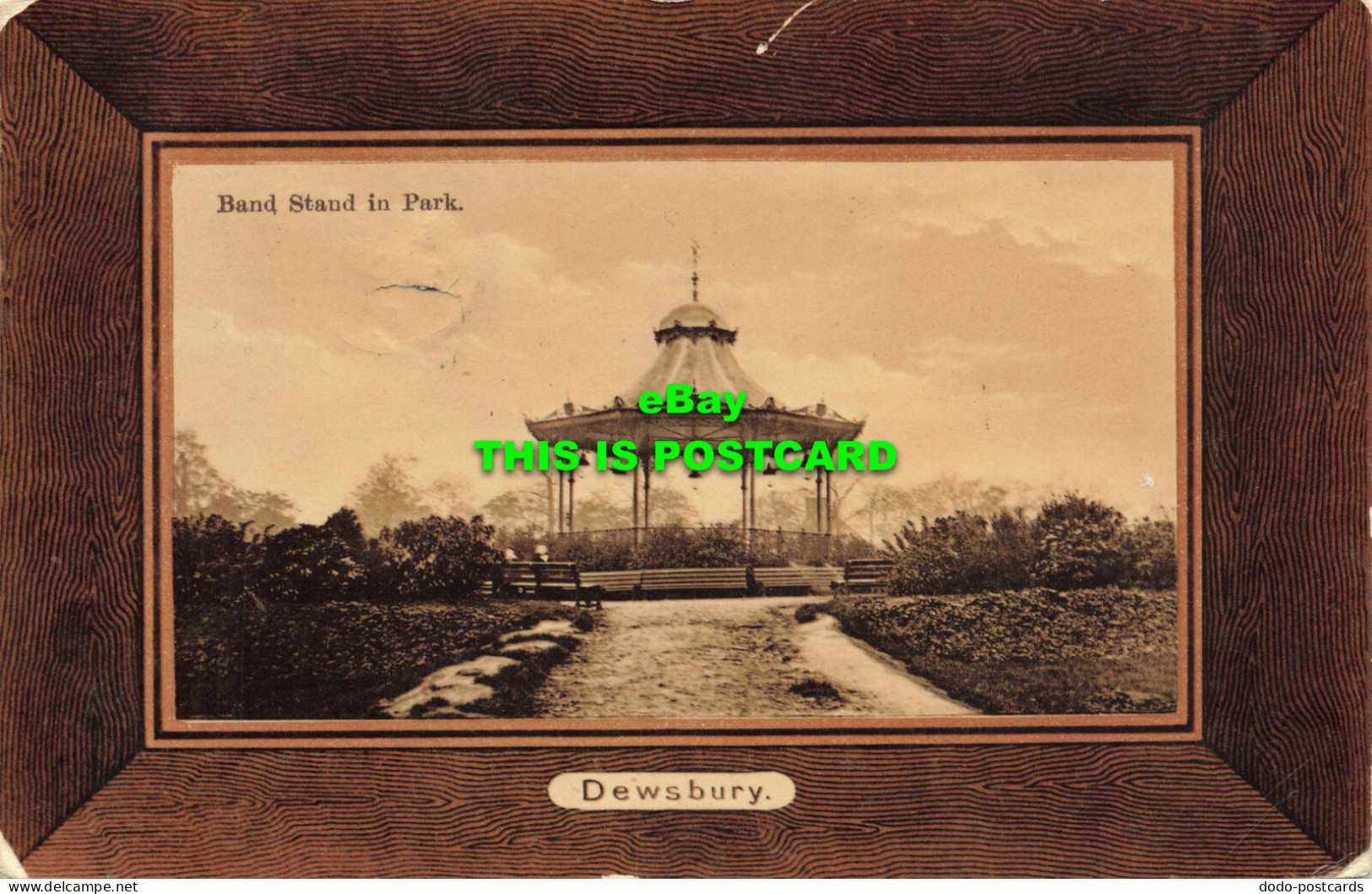 R600981 Band Stand In Park. Dewsbury. West End Series. A. E. Shaw. 1909 - Wereld