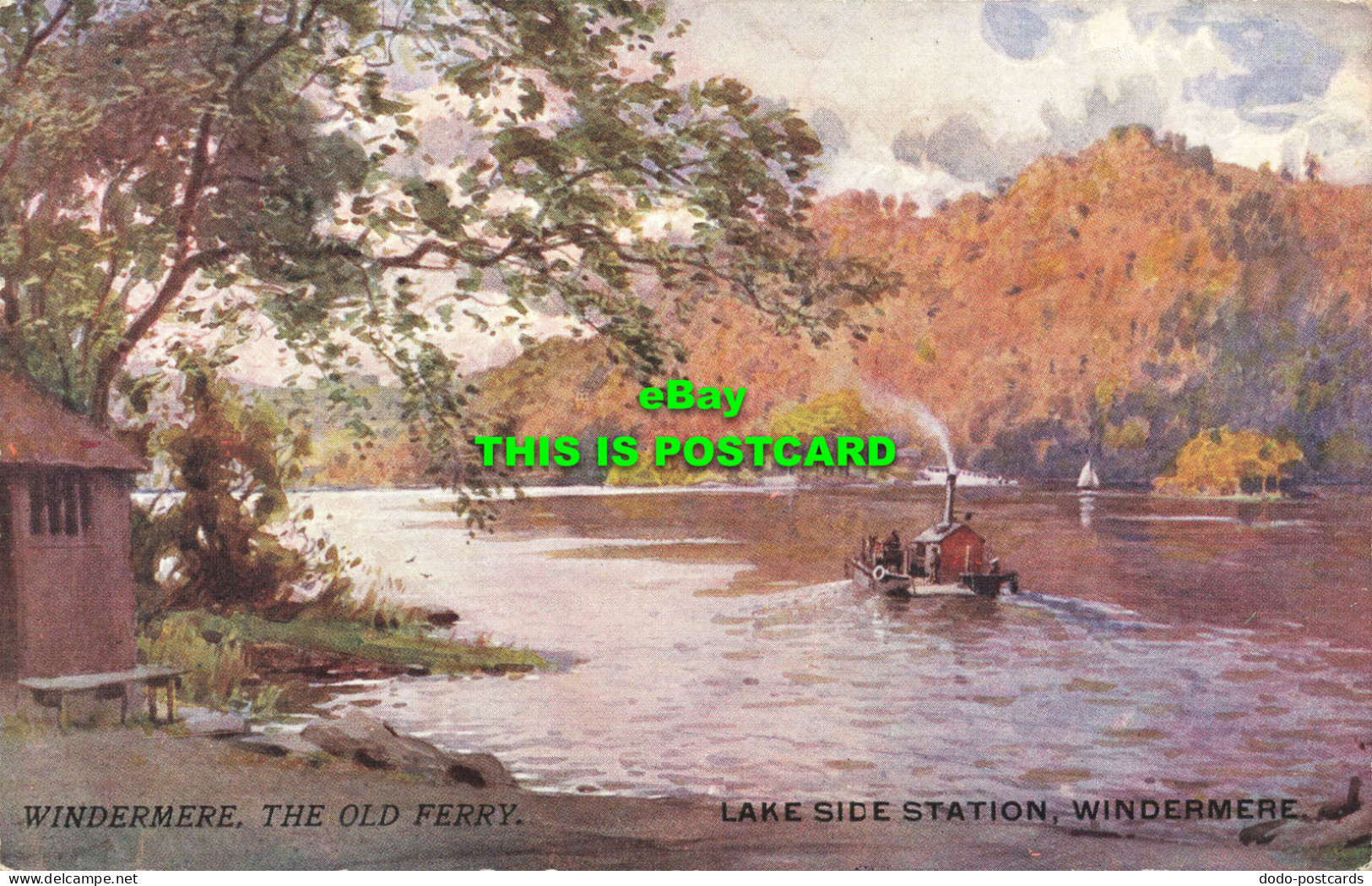 R601335 Windermere. Old Ferry. Lake Side Station. Windermere. Tuck. Furness Rail - Wereld